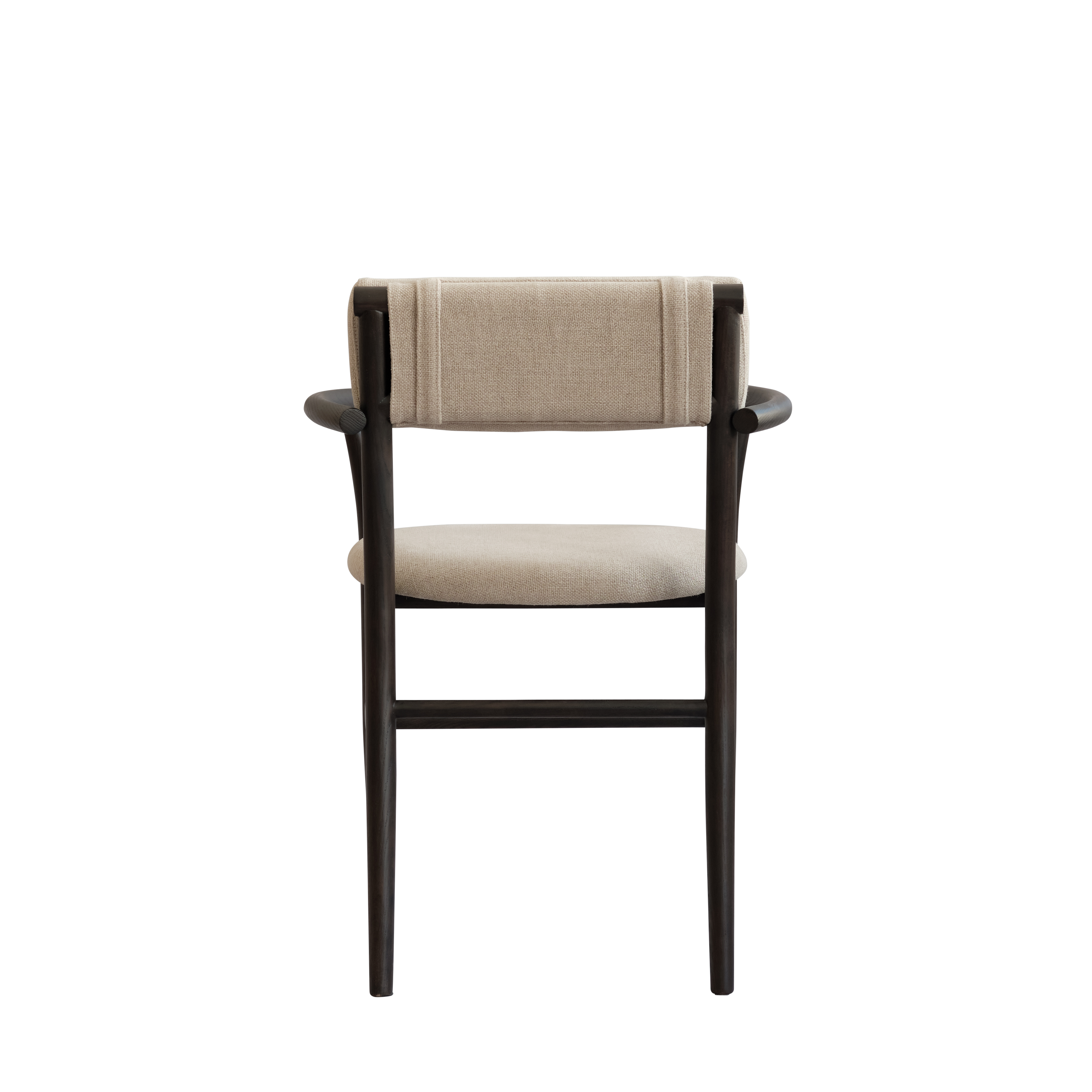 Armchair with Armrests NAMA beige with black base