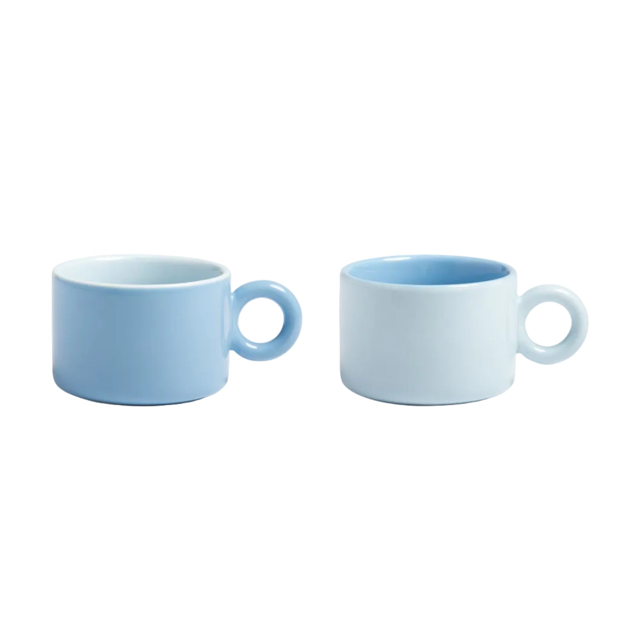 Set von Tassen CHIQUITO blaue Porzellan