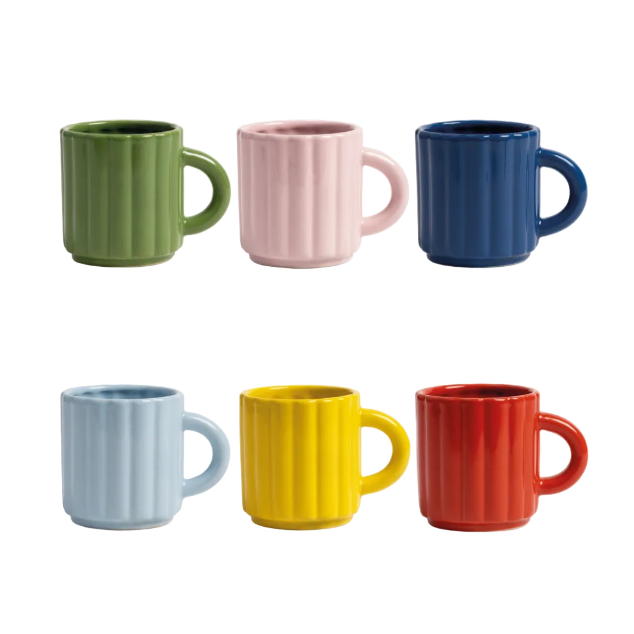 Bunte TUBE Becher Set