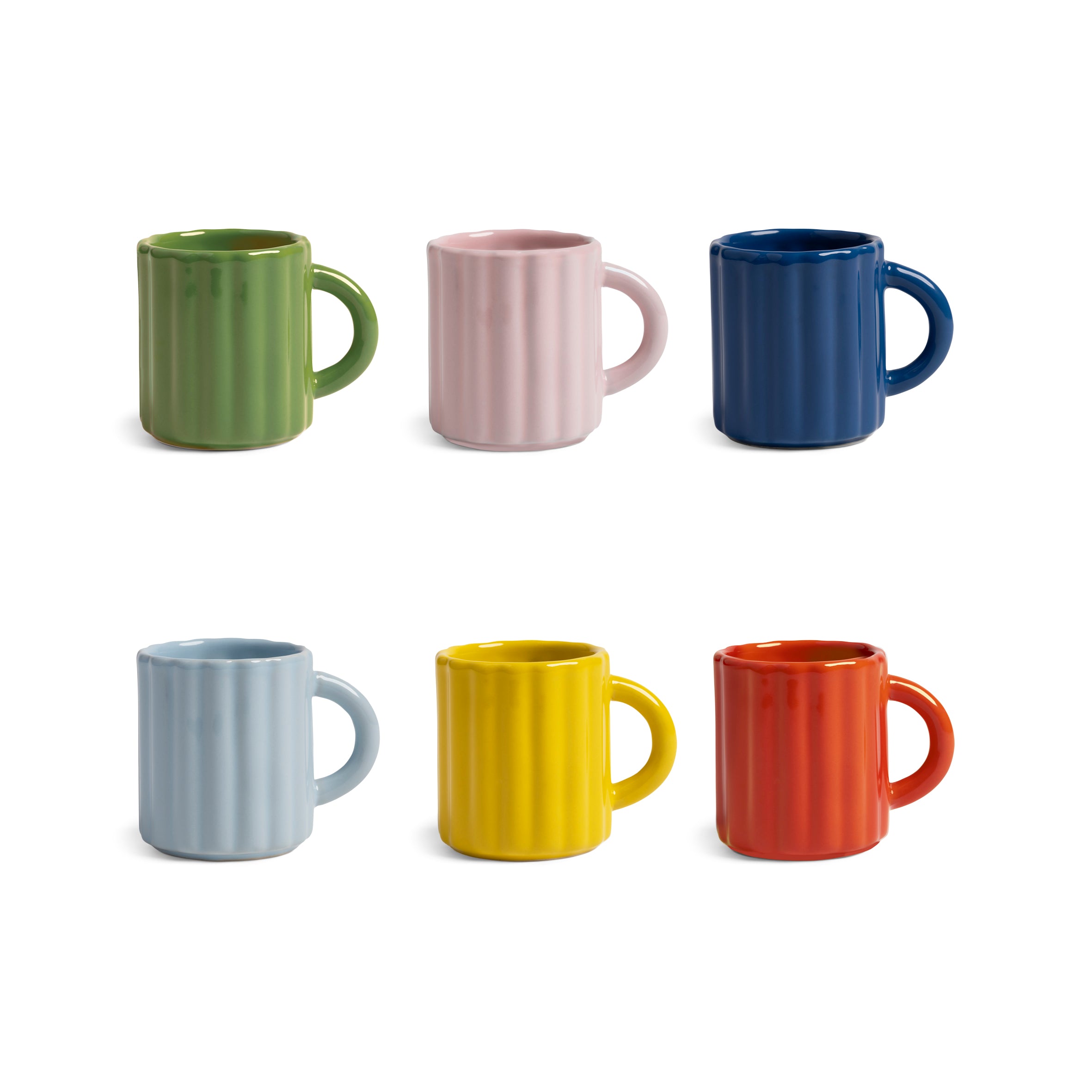 Bunte TUBE Becher Set