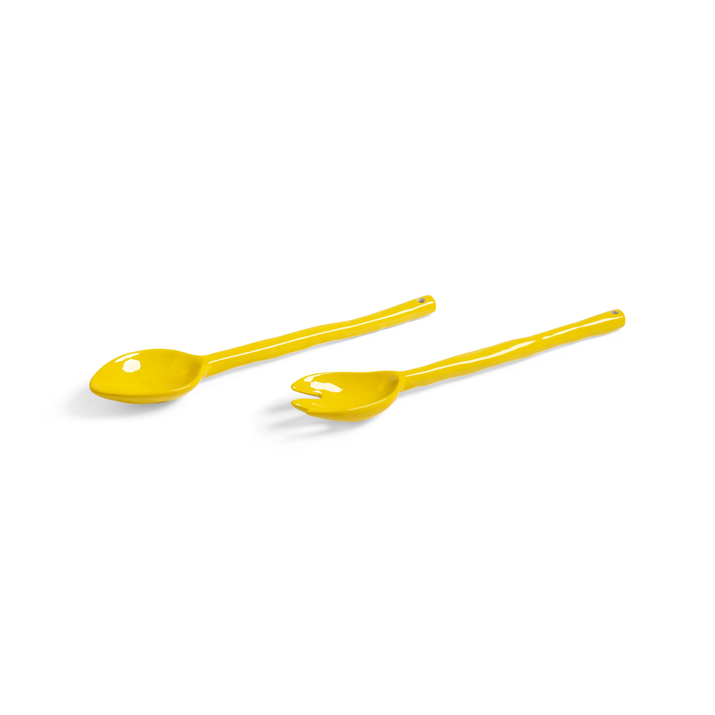 BOAVISTA UNI Yellow Salad Cutlery