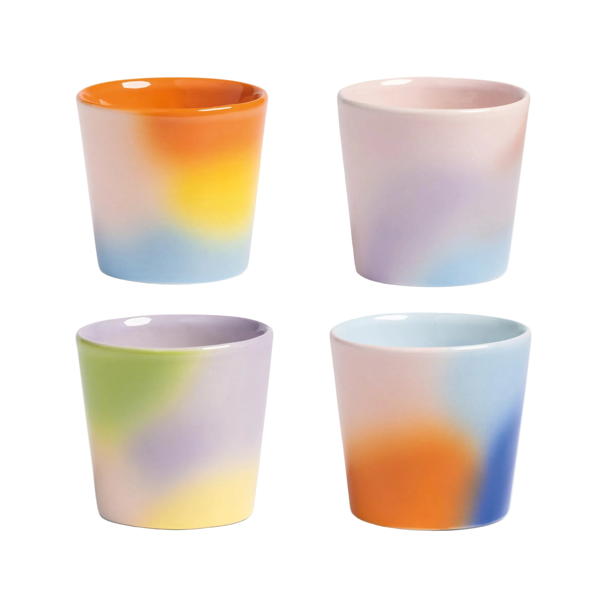 HUE Mug Set Colorful Porcelain