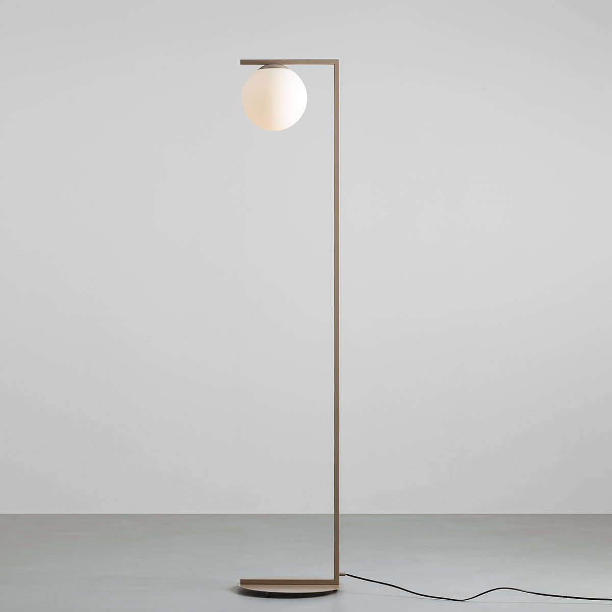 Zac beige floor lamp