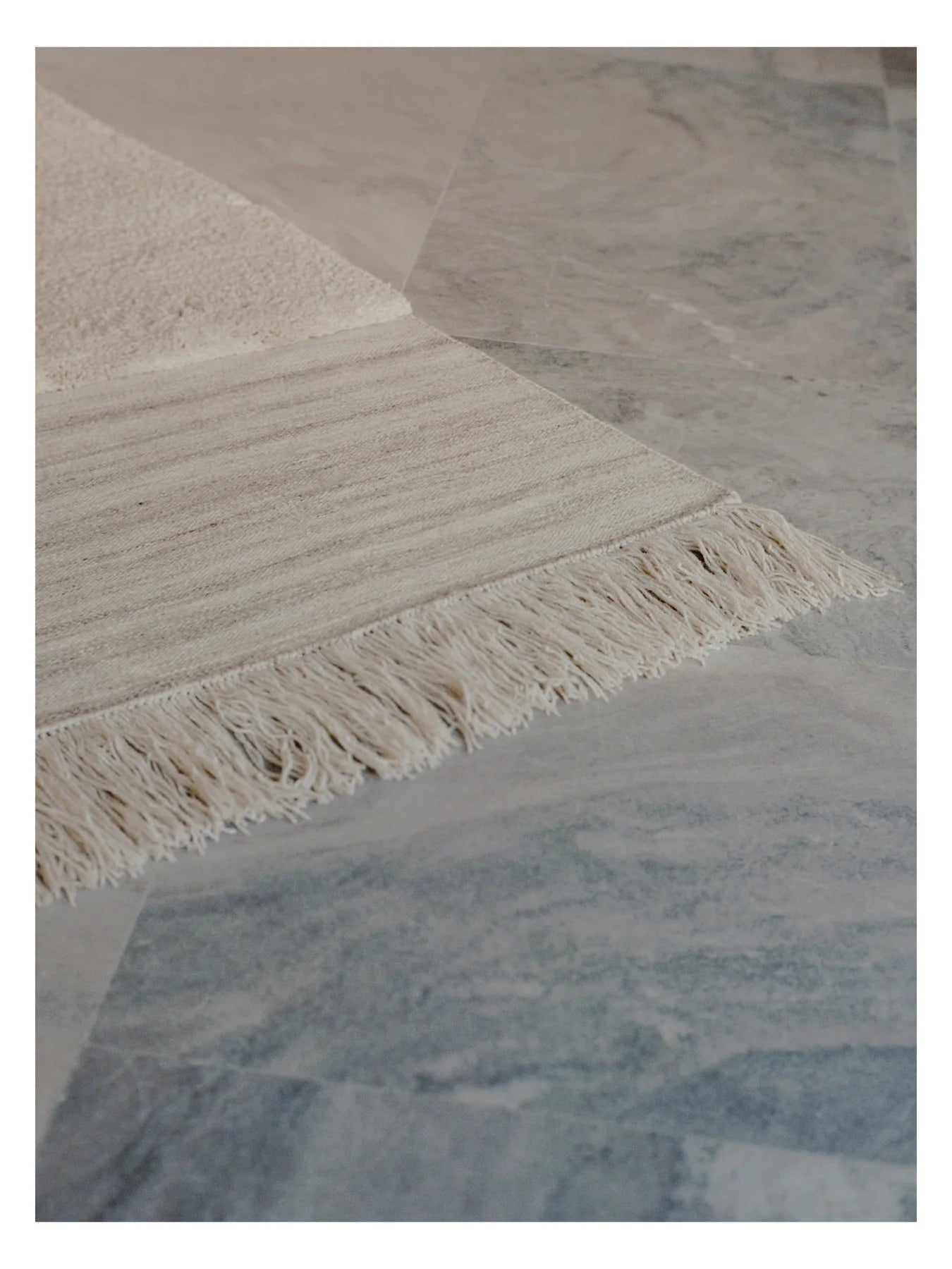 Teppich ETERNAL EYE - NATURAL beige mit langem Flor