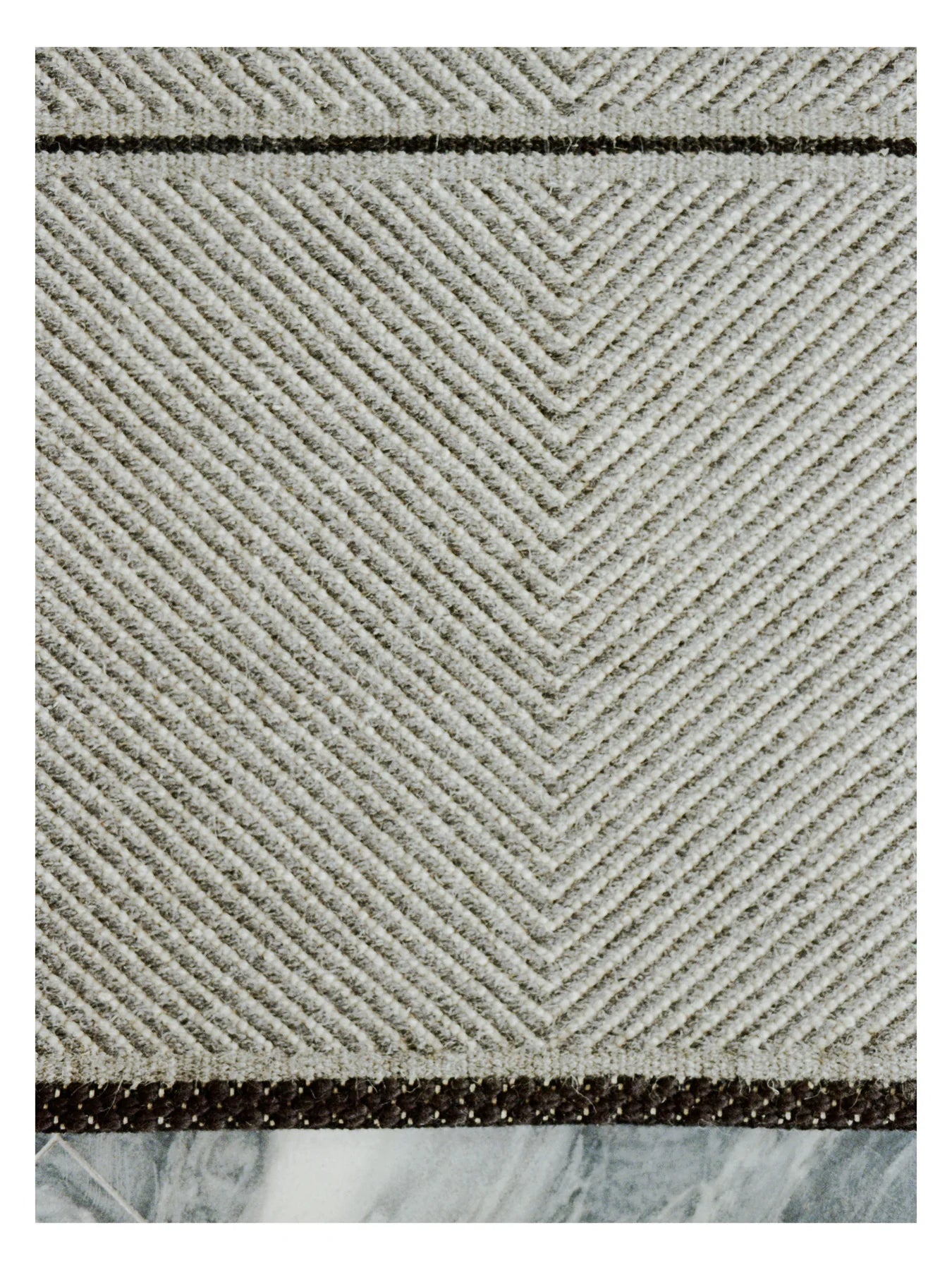 Teppich VISION WALK grau mit dunkelgrau