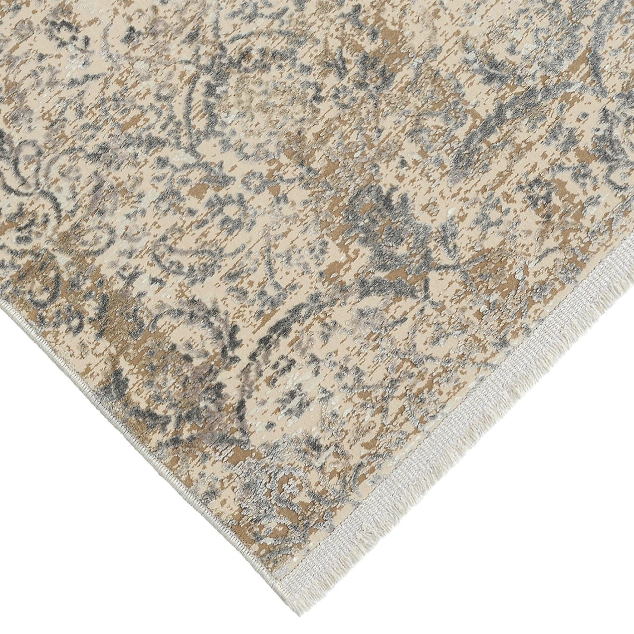 Teppich ROYAL mit beigen Ornamenten