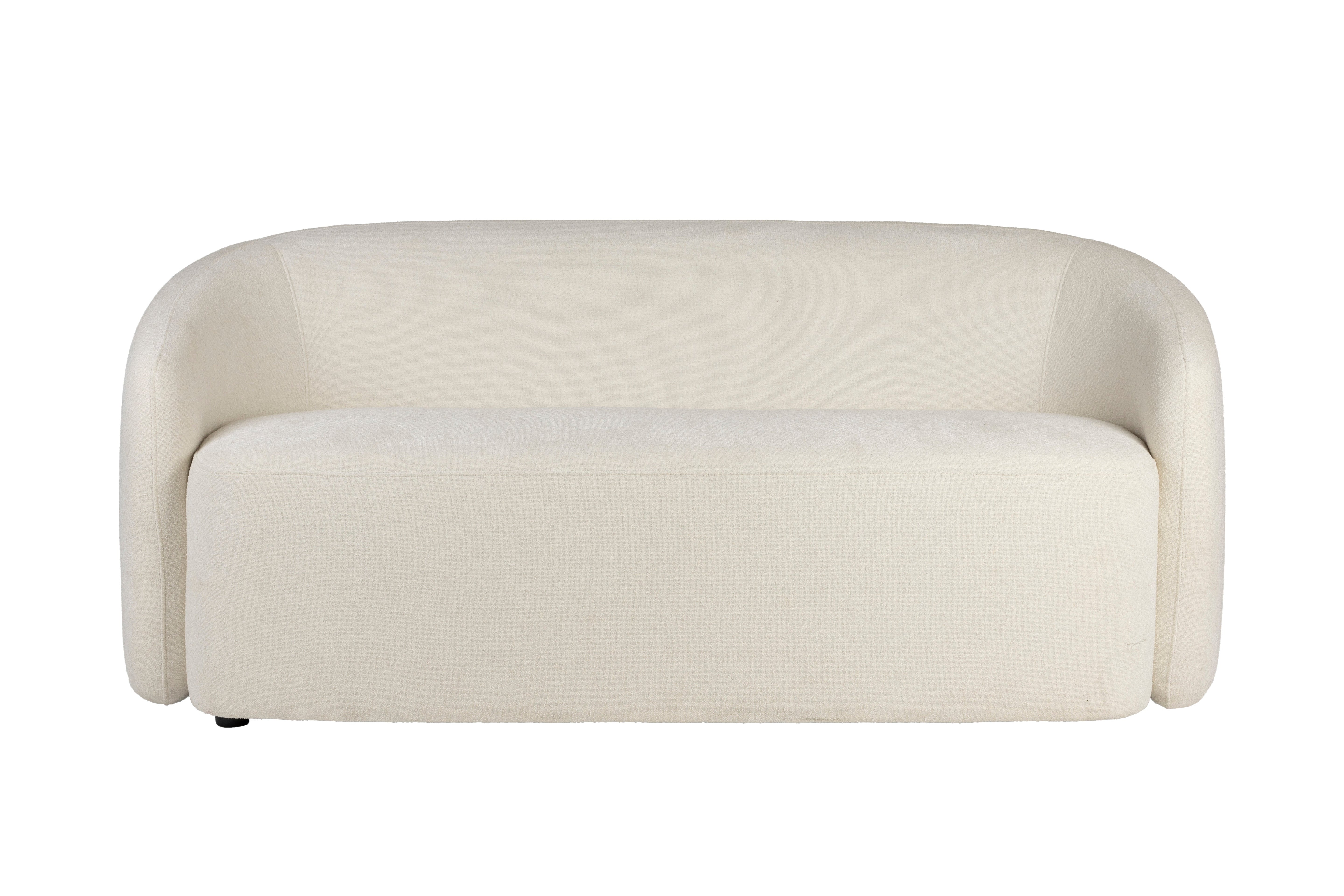 White linen sofa