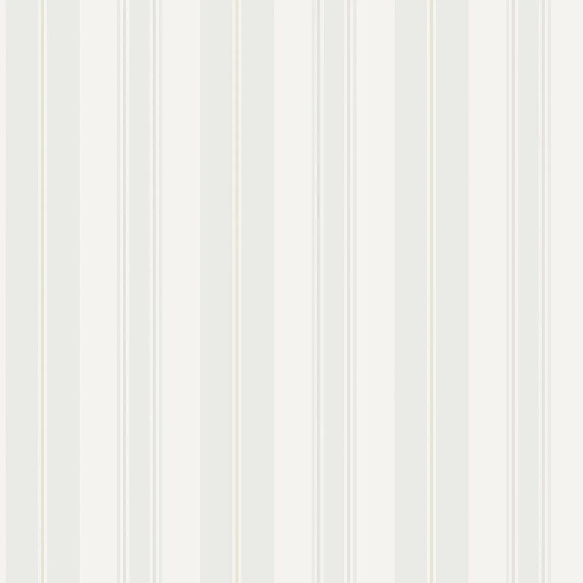 GUSTAF Striped Pattern Wallpaper in Muted Green and White