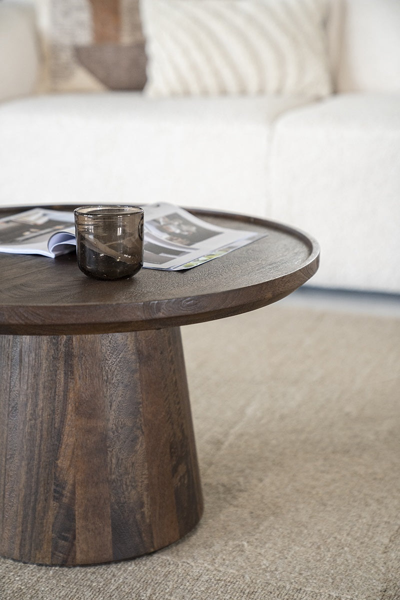Kaffeetisch RON aus schwarzem Mangoholz