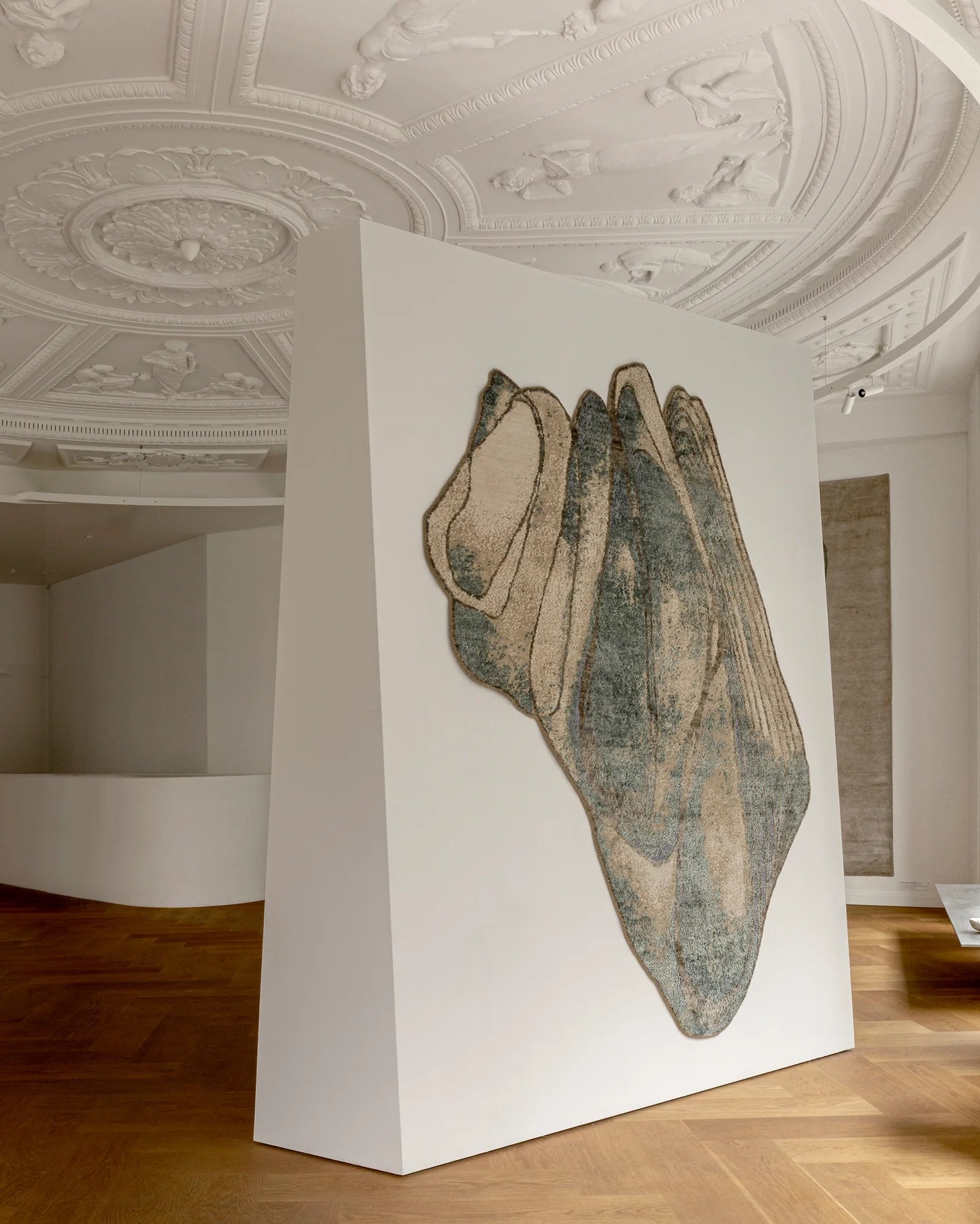 Teppich SEA REVERIE blau mit beige