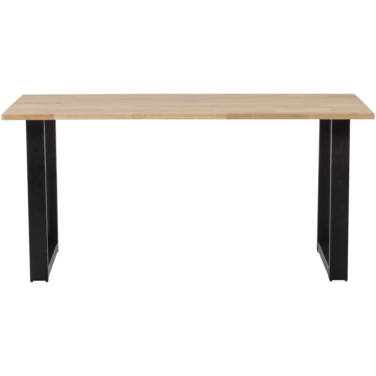 Table tablo oak with a U -shaped base