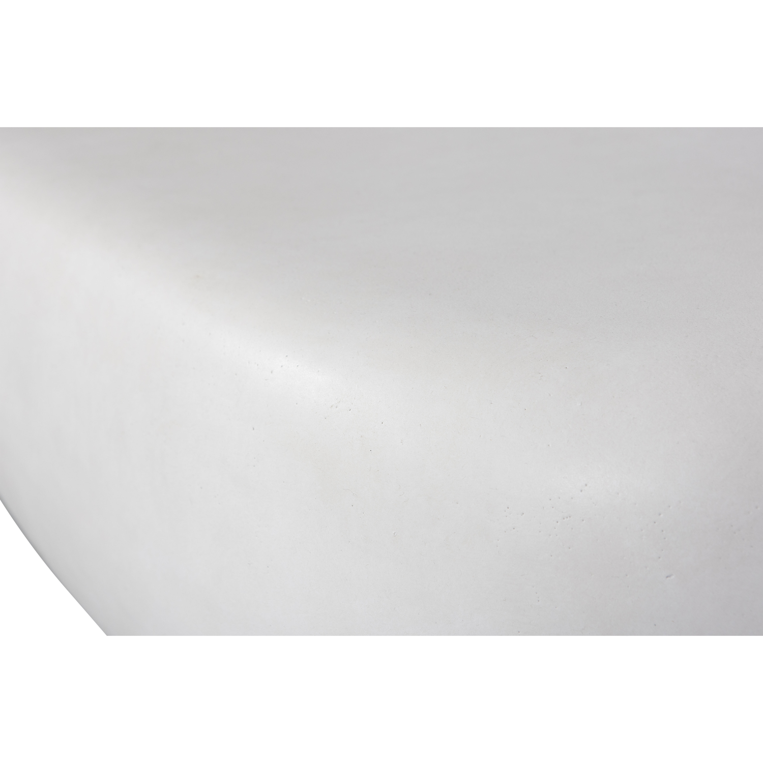 Weißer PEBBLE Gartentisch