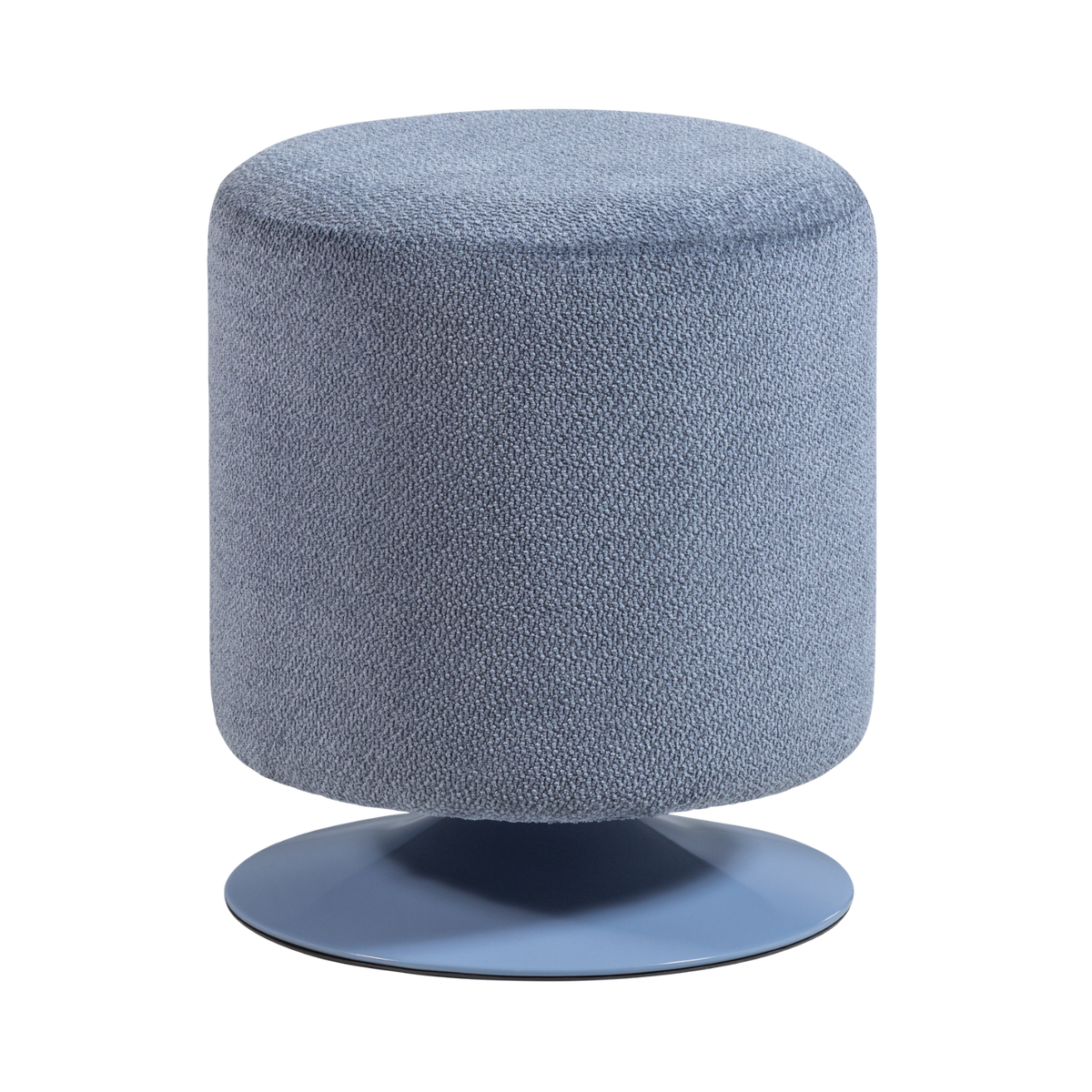 Puf ISLEN obrotowy boucle jasnoniebieski – Woood