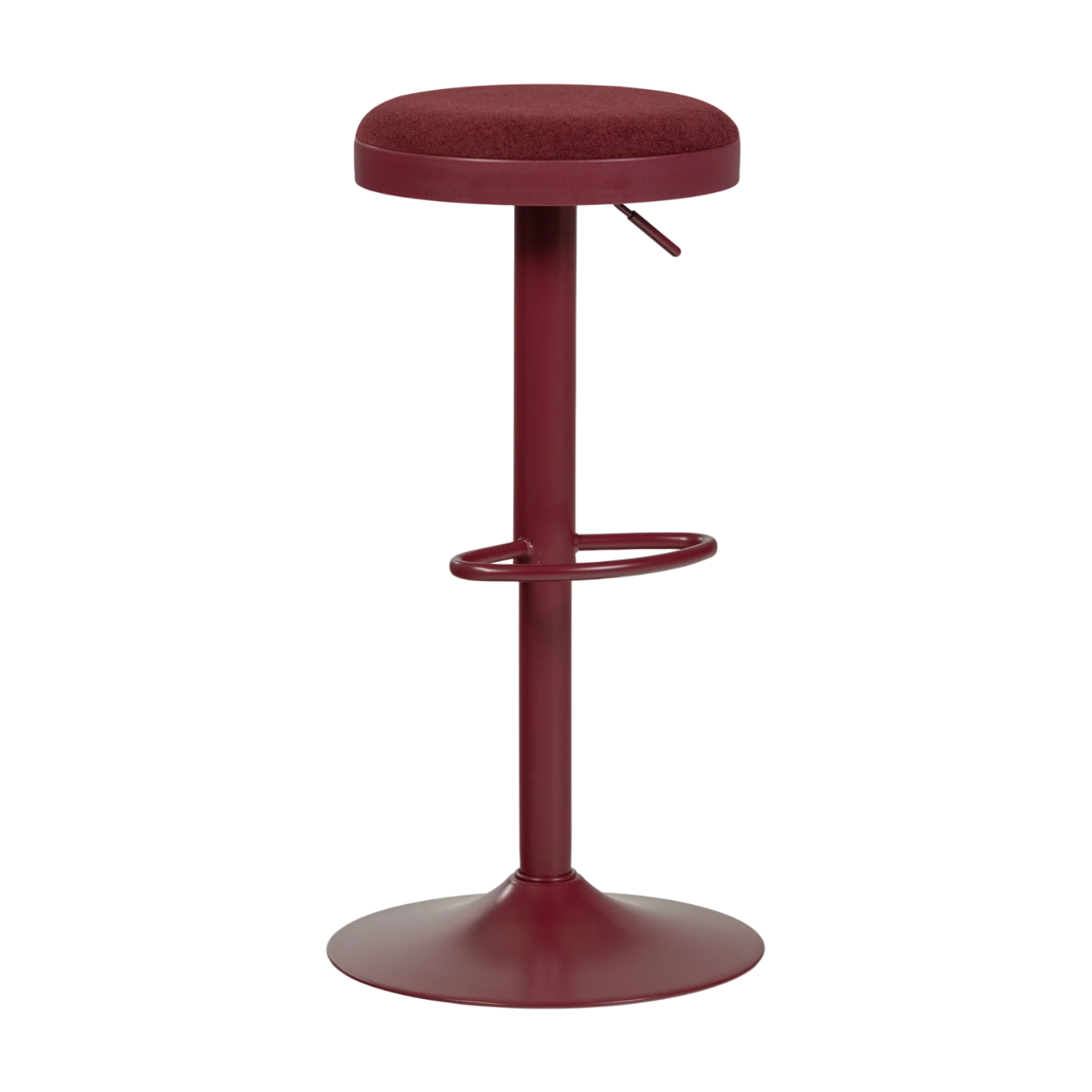 Verstellbarer Hocker MEVO weinrot