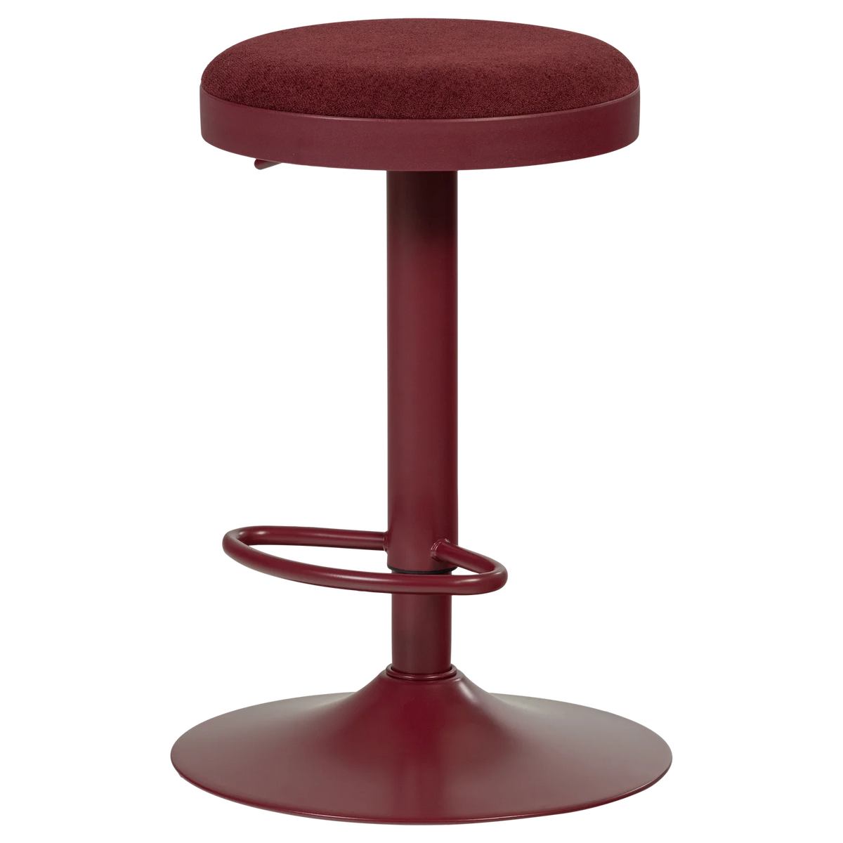 Verstellbarer Hocker MEVO weinrot