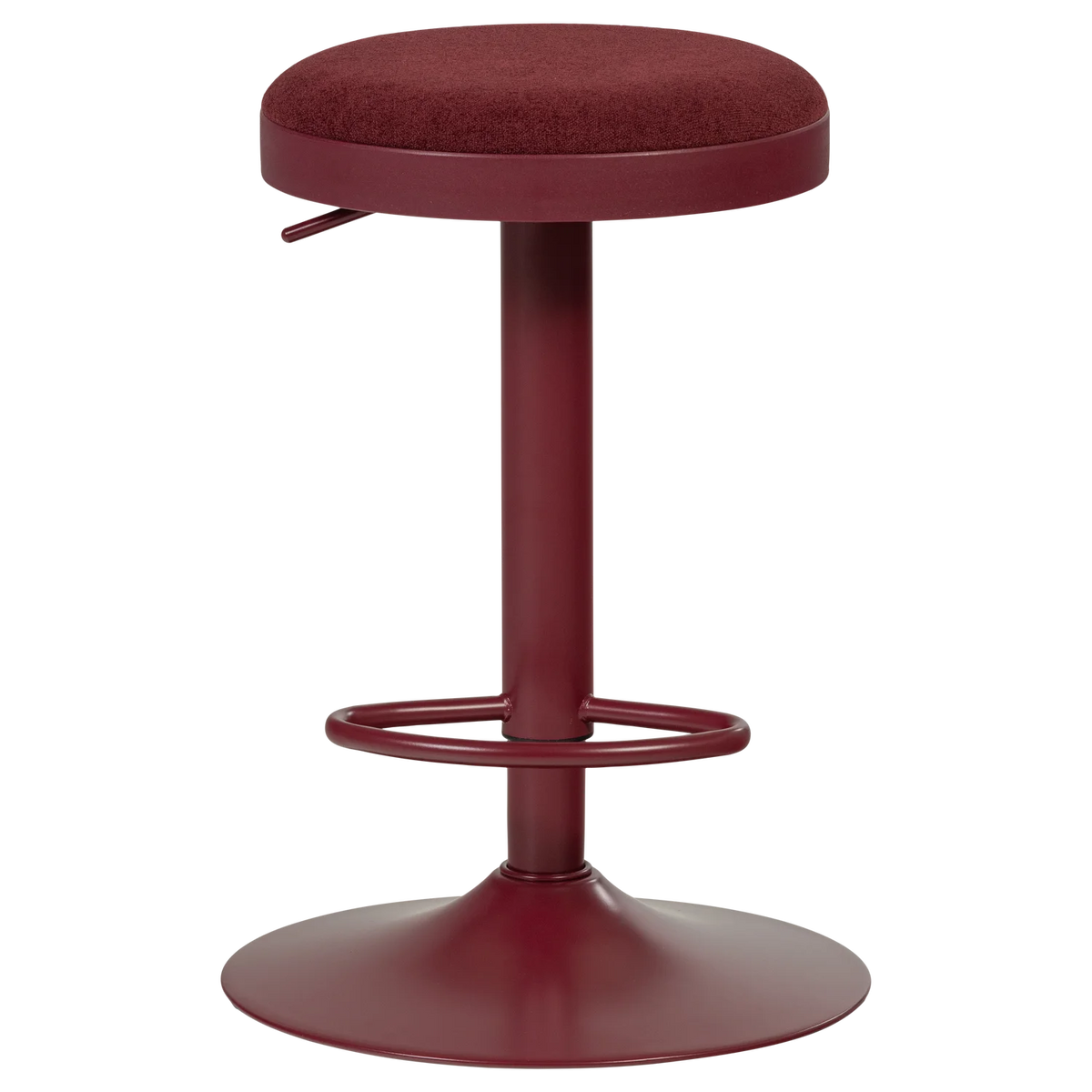 Verstellbarer Hocker MEVO weinrot