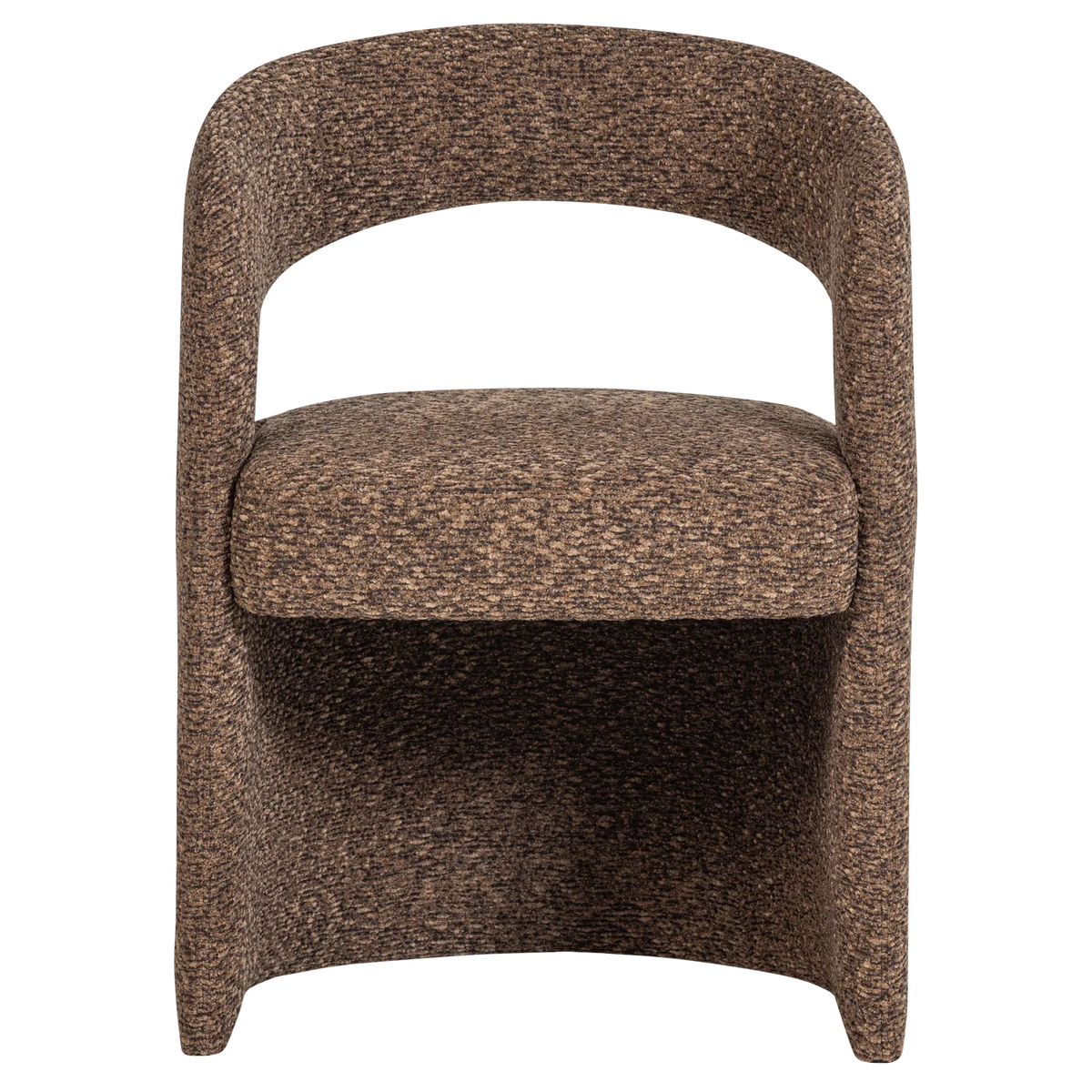 Stuhl LANOR braunes Boucle
