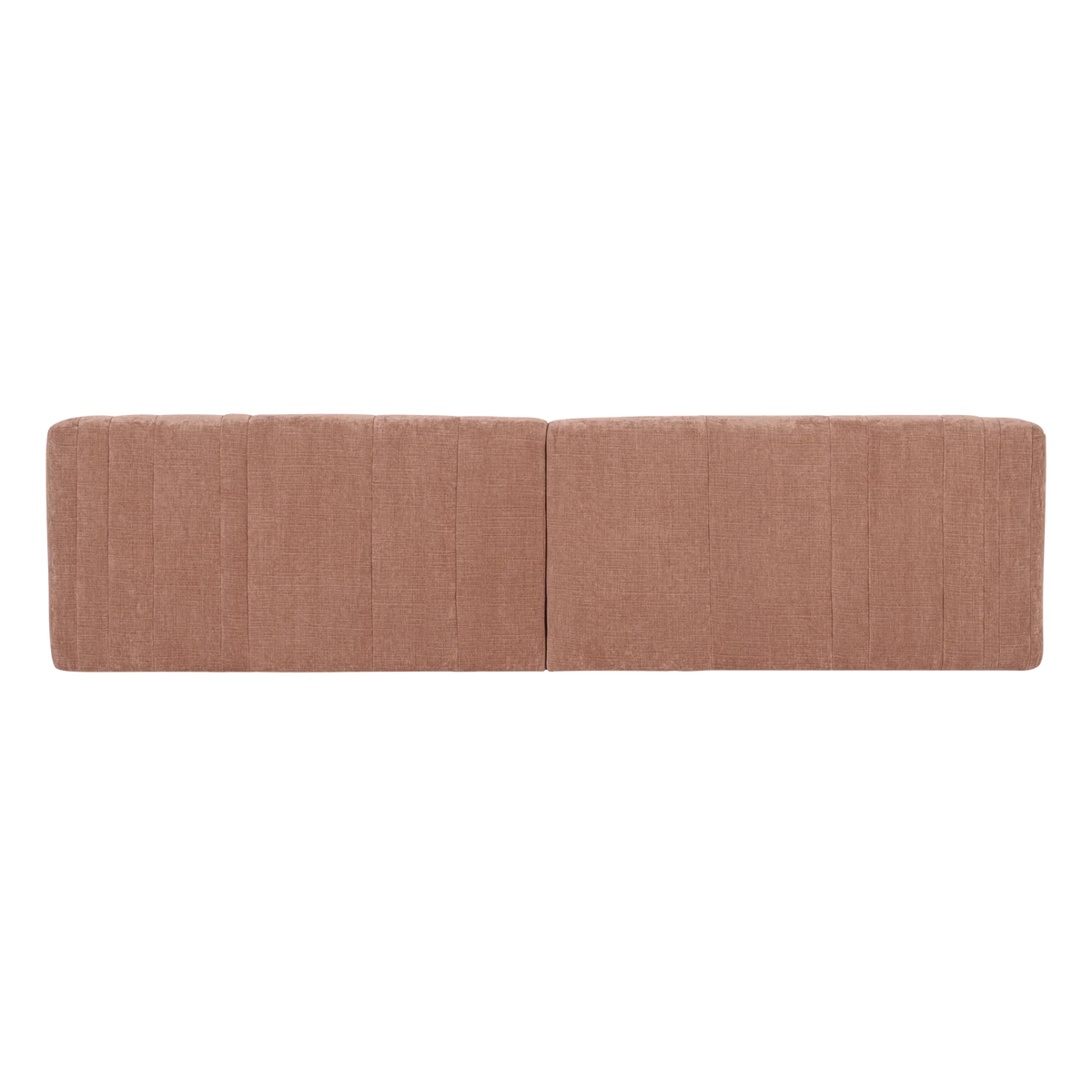 Sofa für 4 Personen OMAIRE rosa Chenille