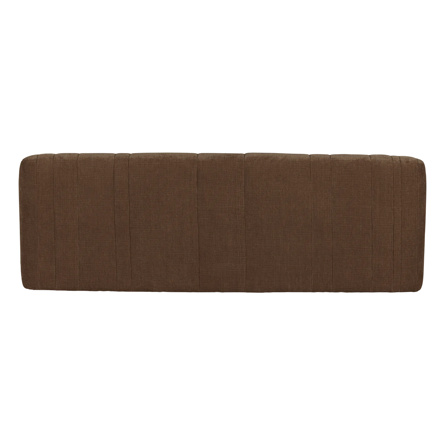 Zweisitzer-Sofa OMAIRE braunes Chenille