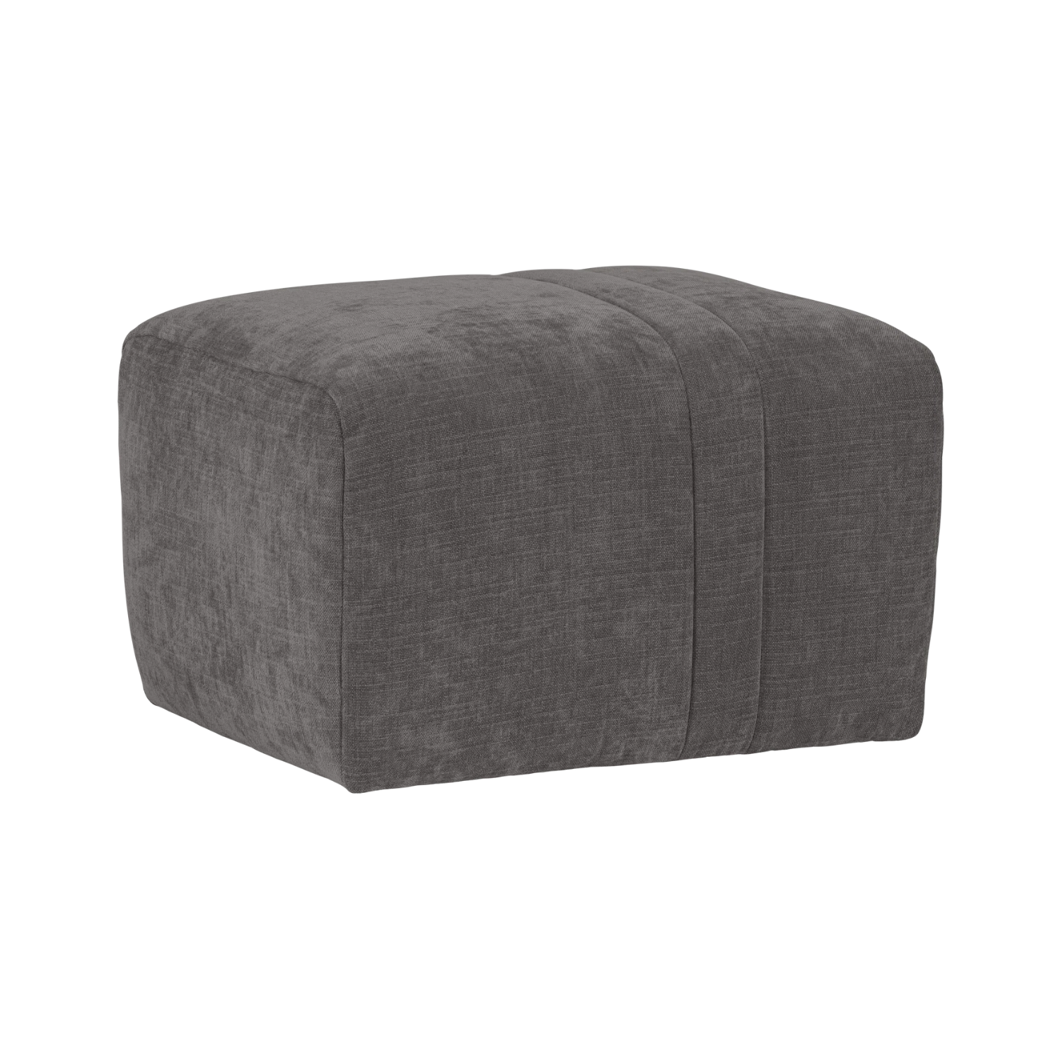 Puff OMAIRE grauer Chenille