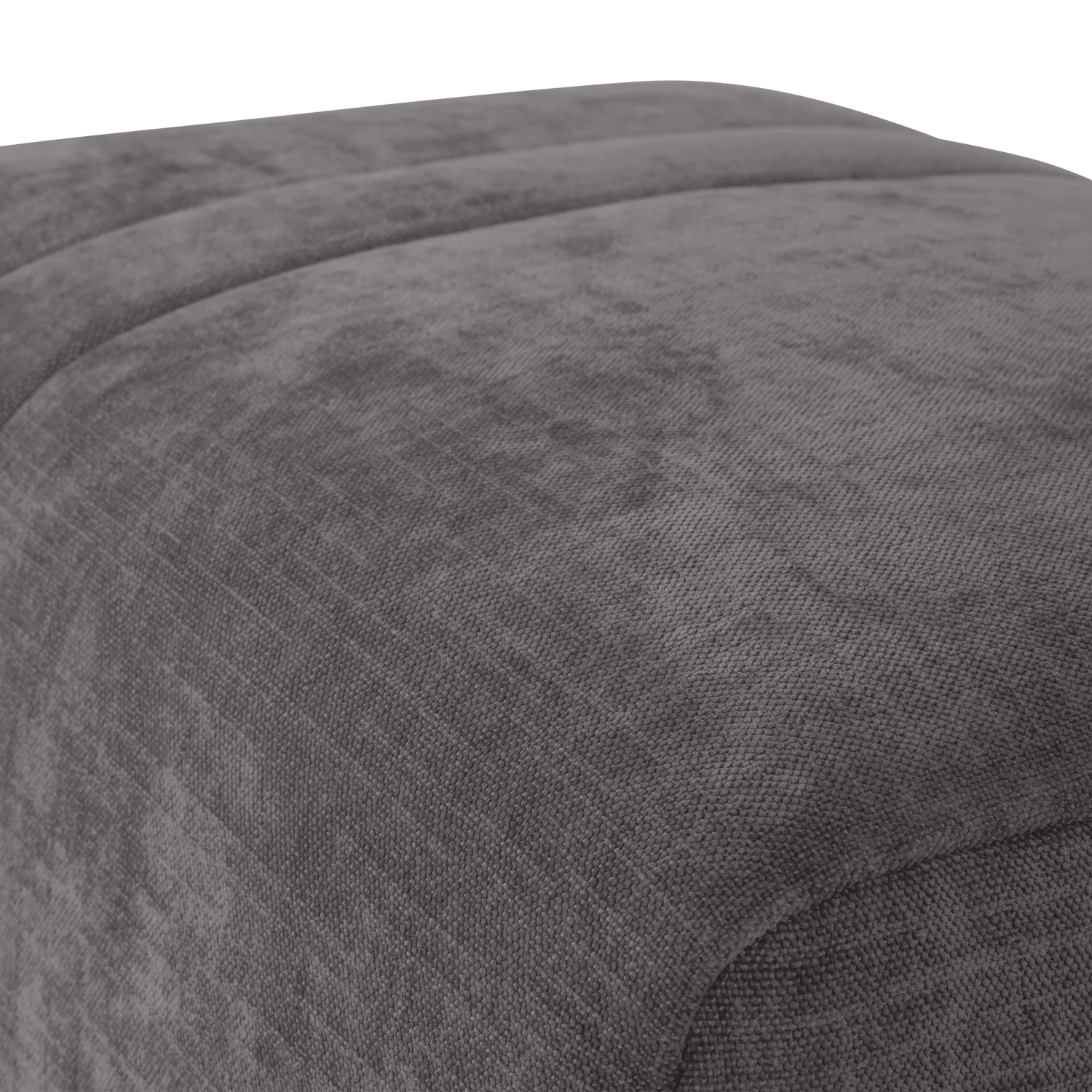 Puff OMAIRE grauer Chenille