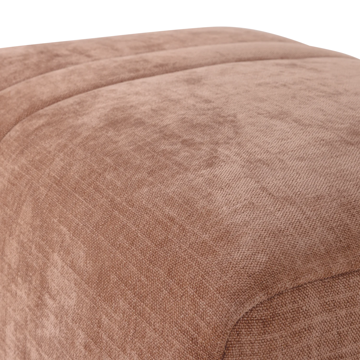 Hocker OMAIRE rosa Chenille