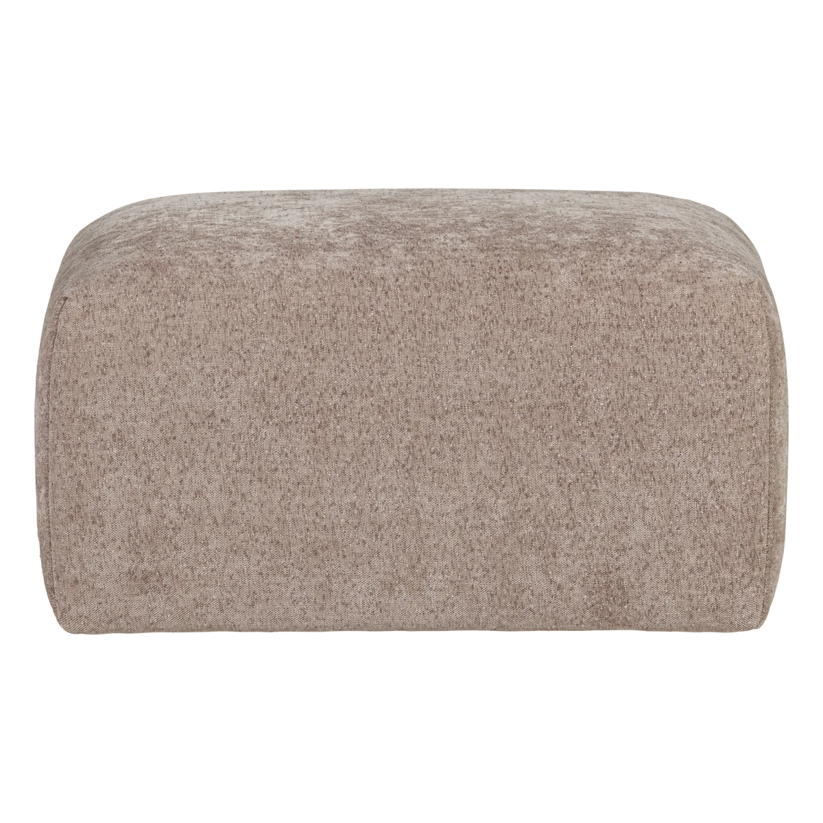 Hocker UMINA beiges Chenille
