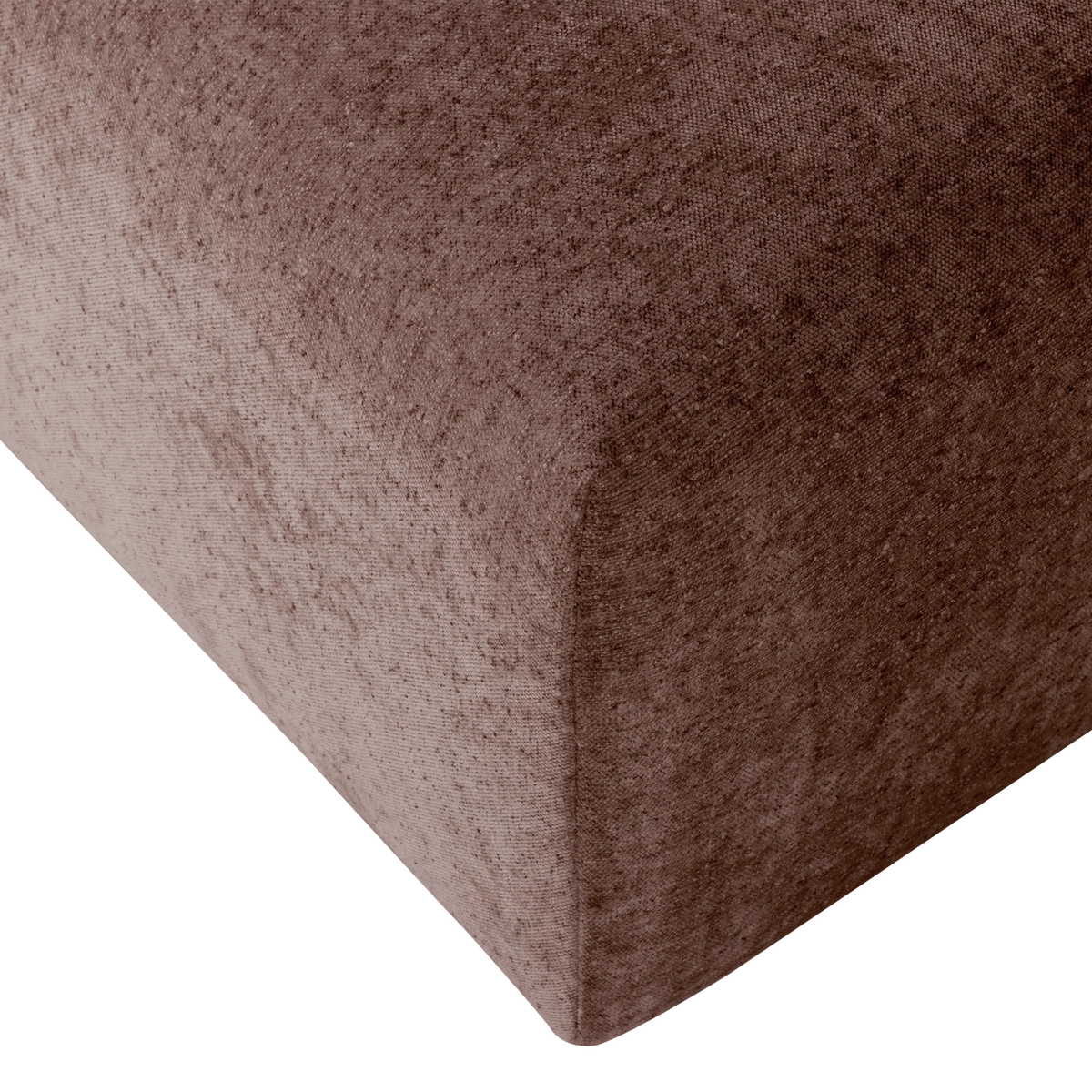 Puff UMINA rosa-braun Chenille