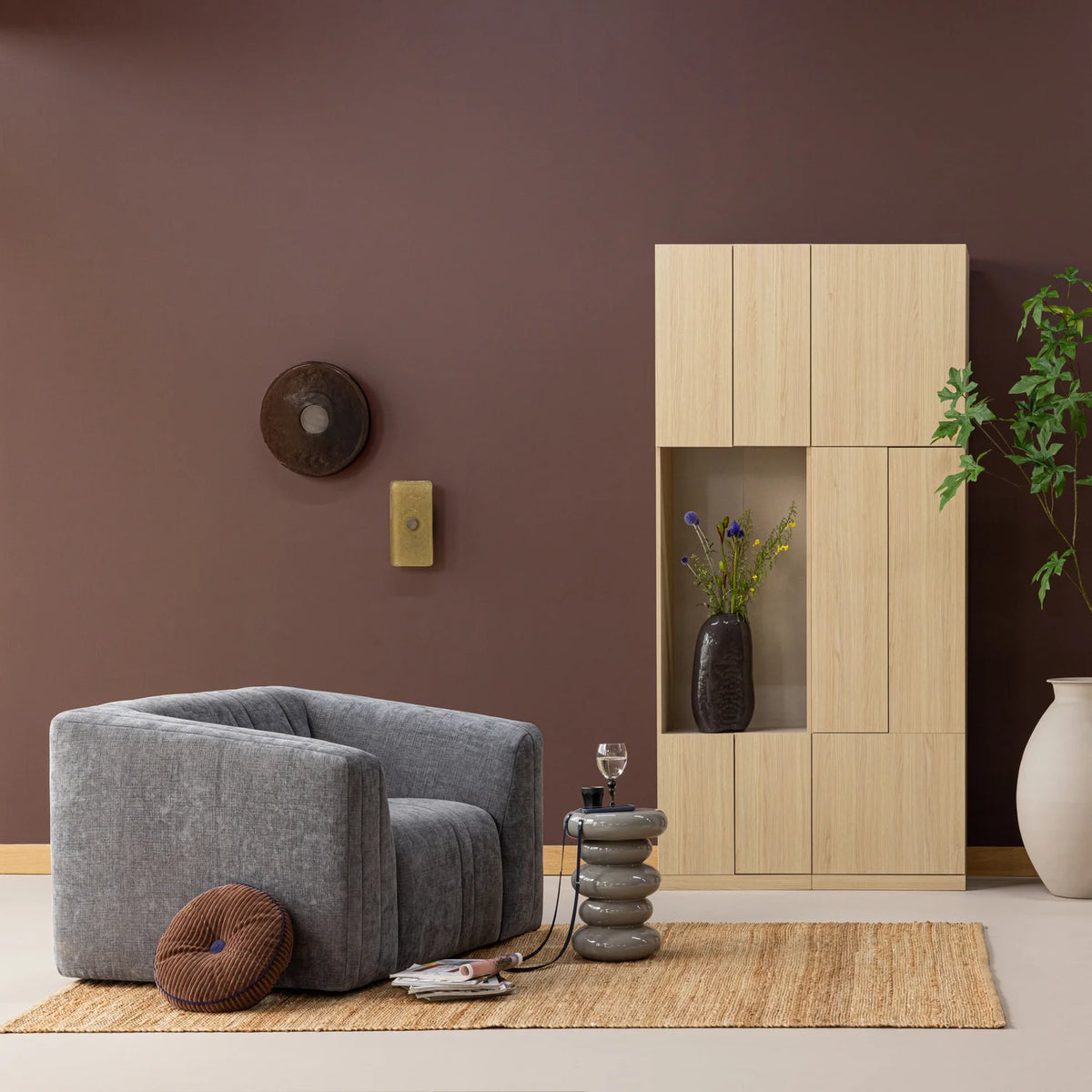 Sessel OMAIRE rosa Chenil