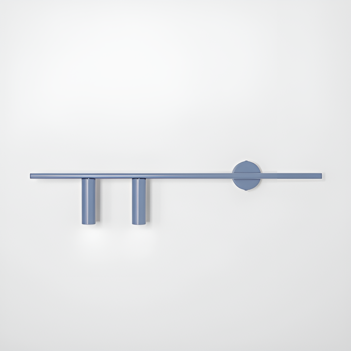 Linke Wandleuchte TREVO DUO blau