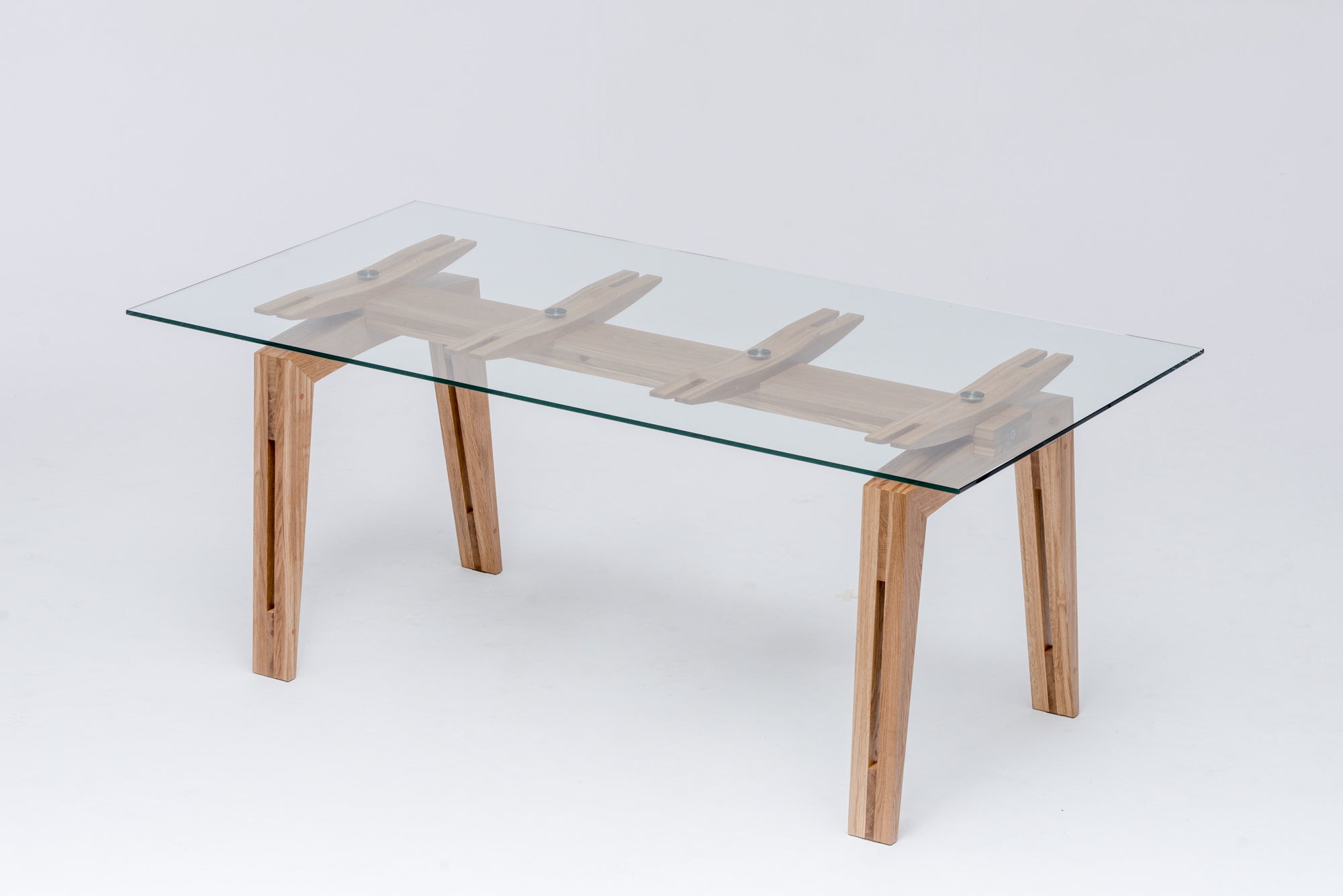 Tisch TAMAZO AIR mit Glasplatte