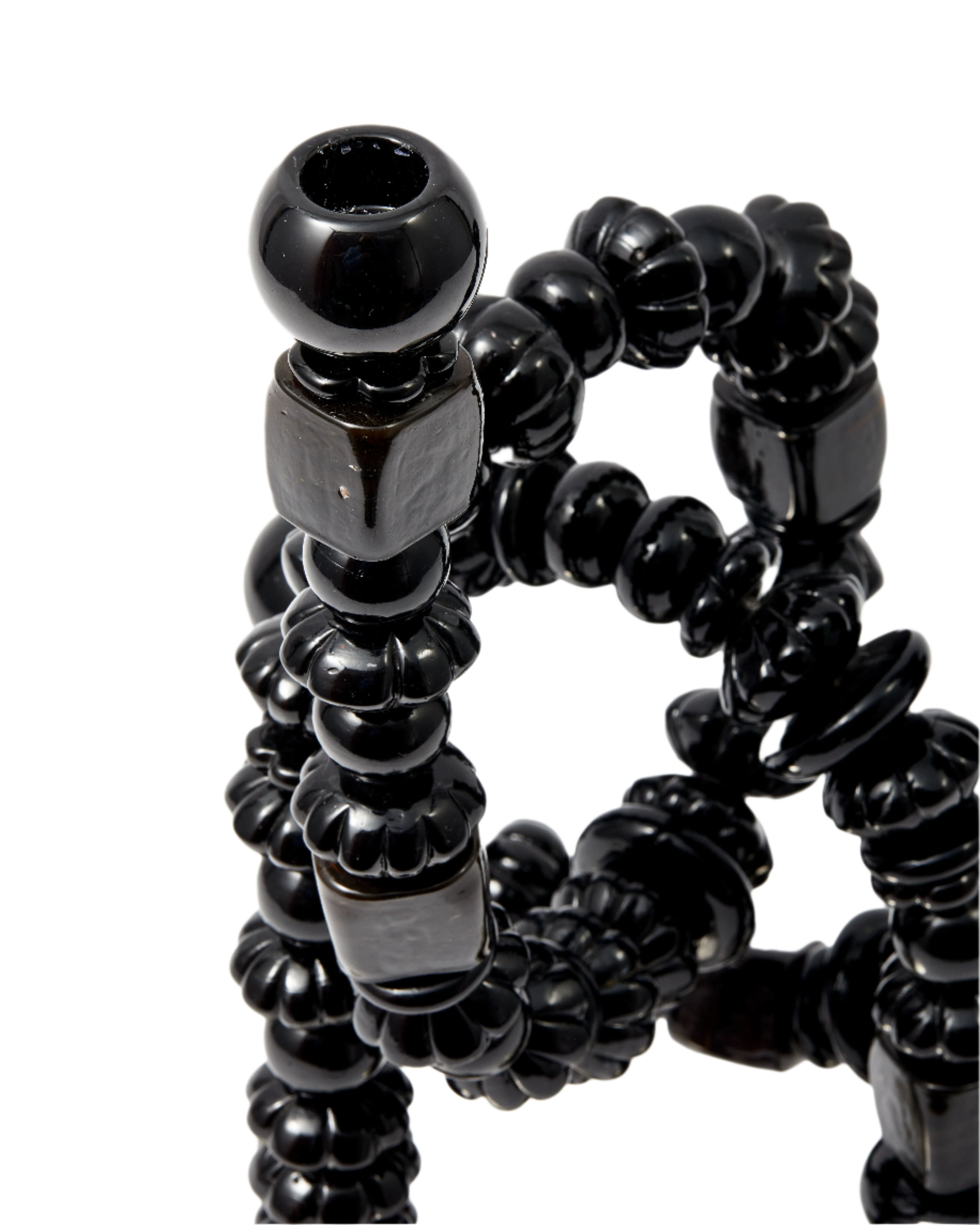 BEADS Kerzenständer schwarz
