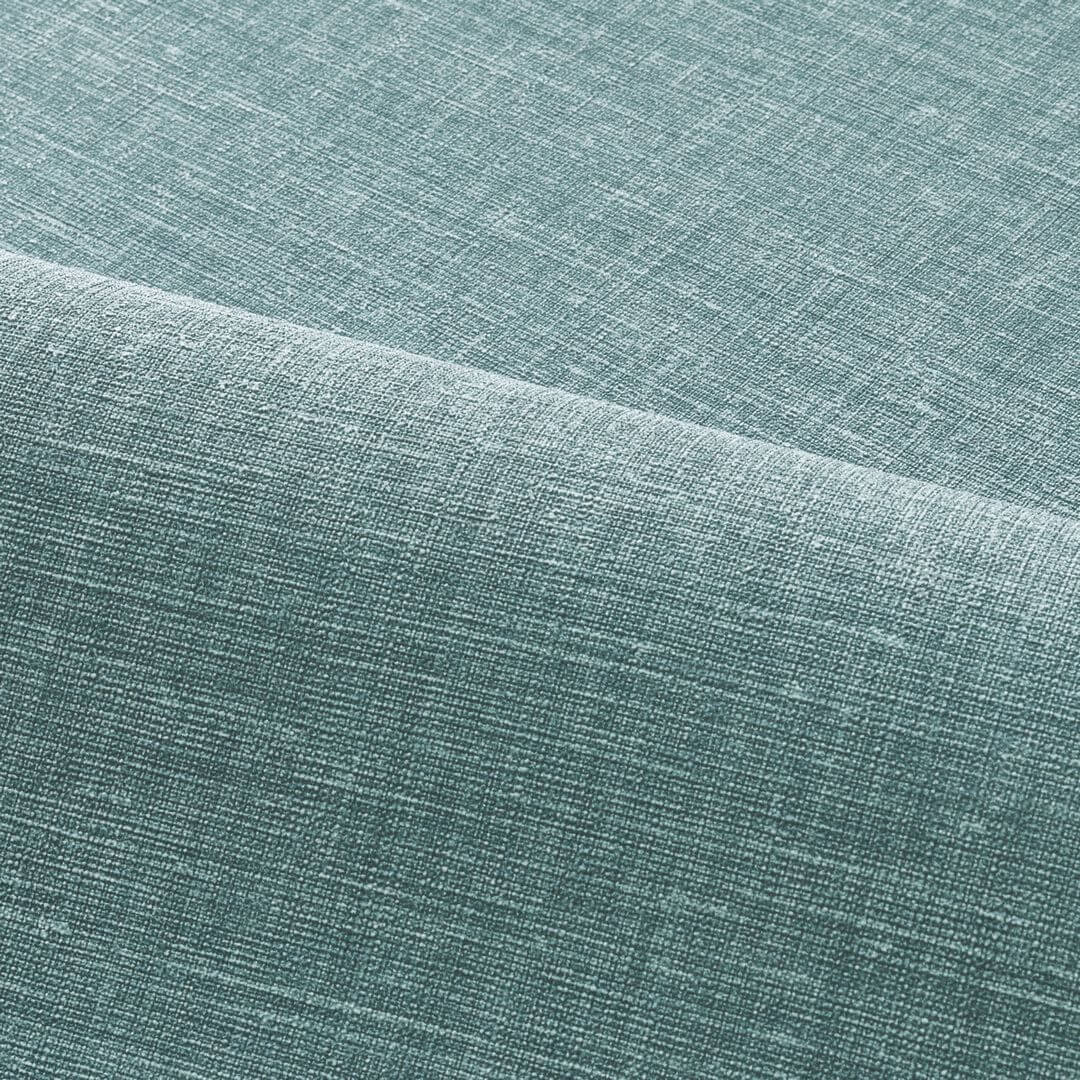 Structural wallpaper resembling linen canvas SHINOK - BLEU PERSAN muted blue