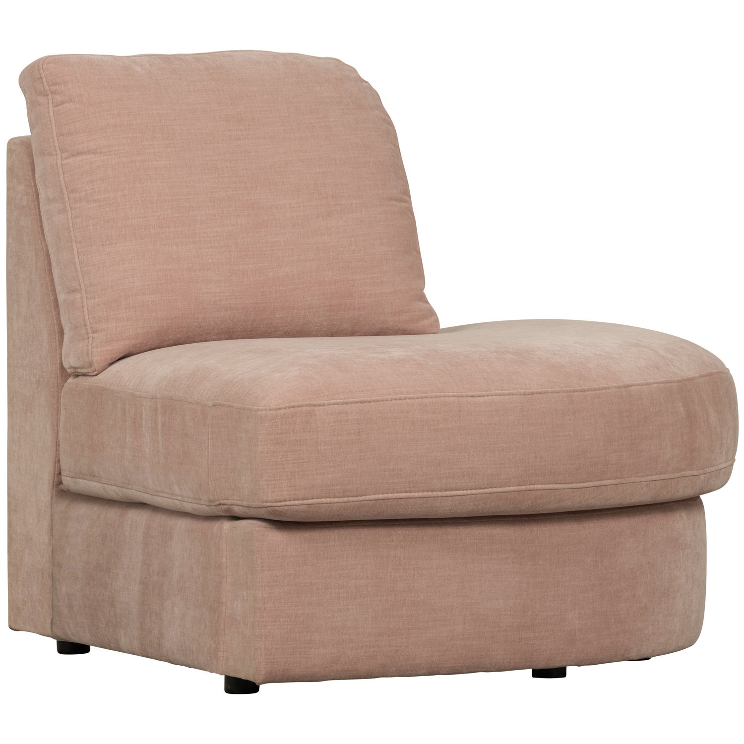 Sofa FAMILY - offenes Modul rechtsseitig rosa