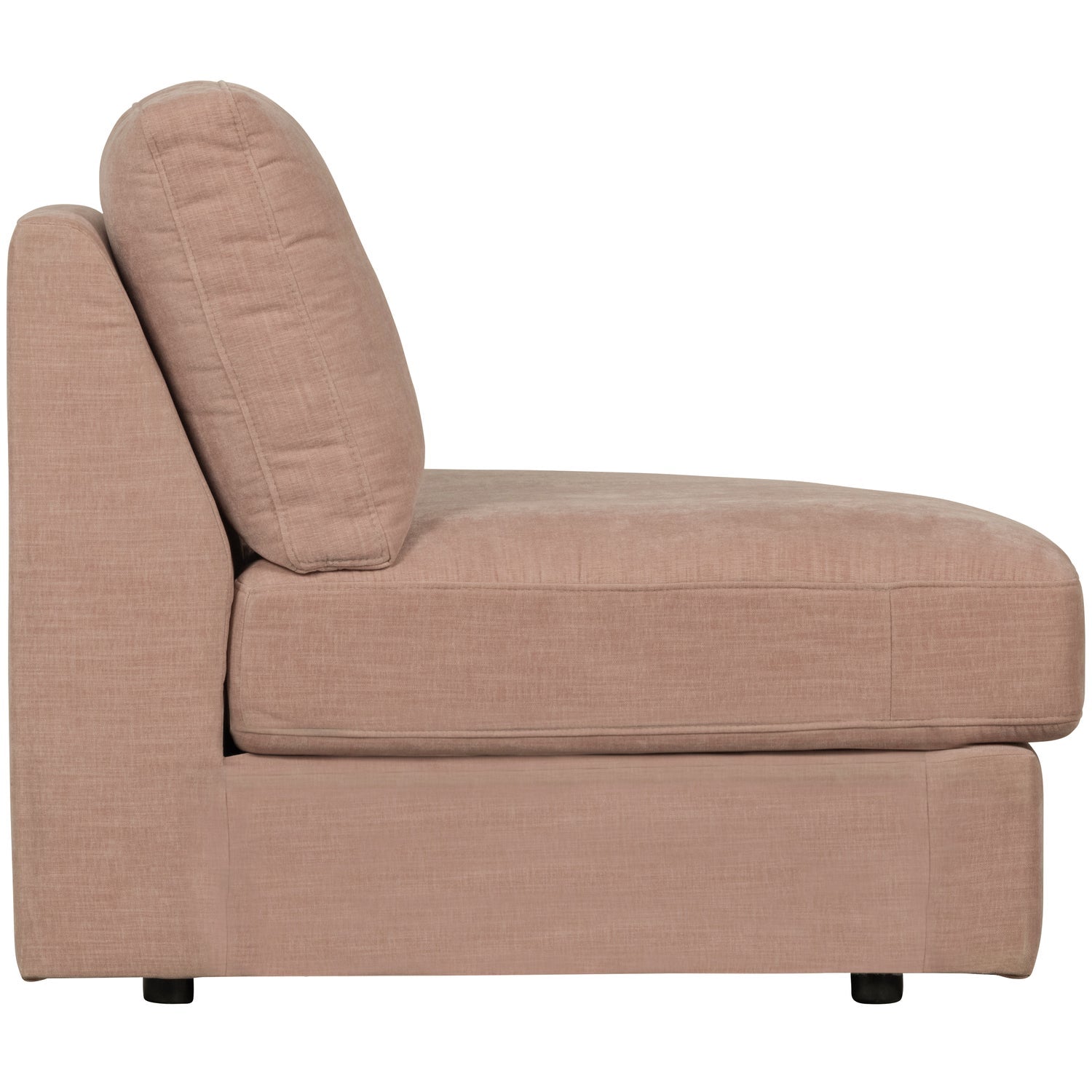 Sofa FAMILY - offenes Modul rechtsseitig rosa