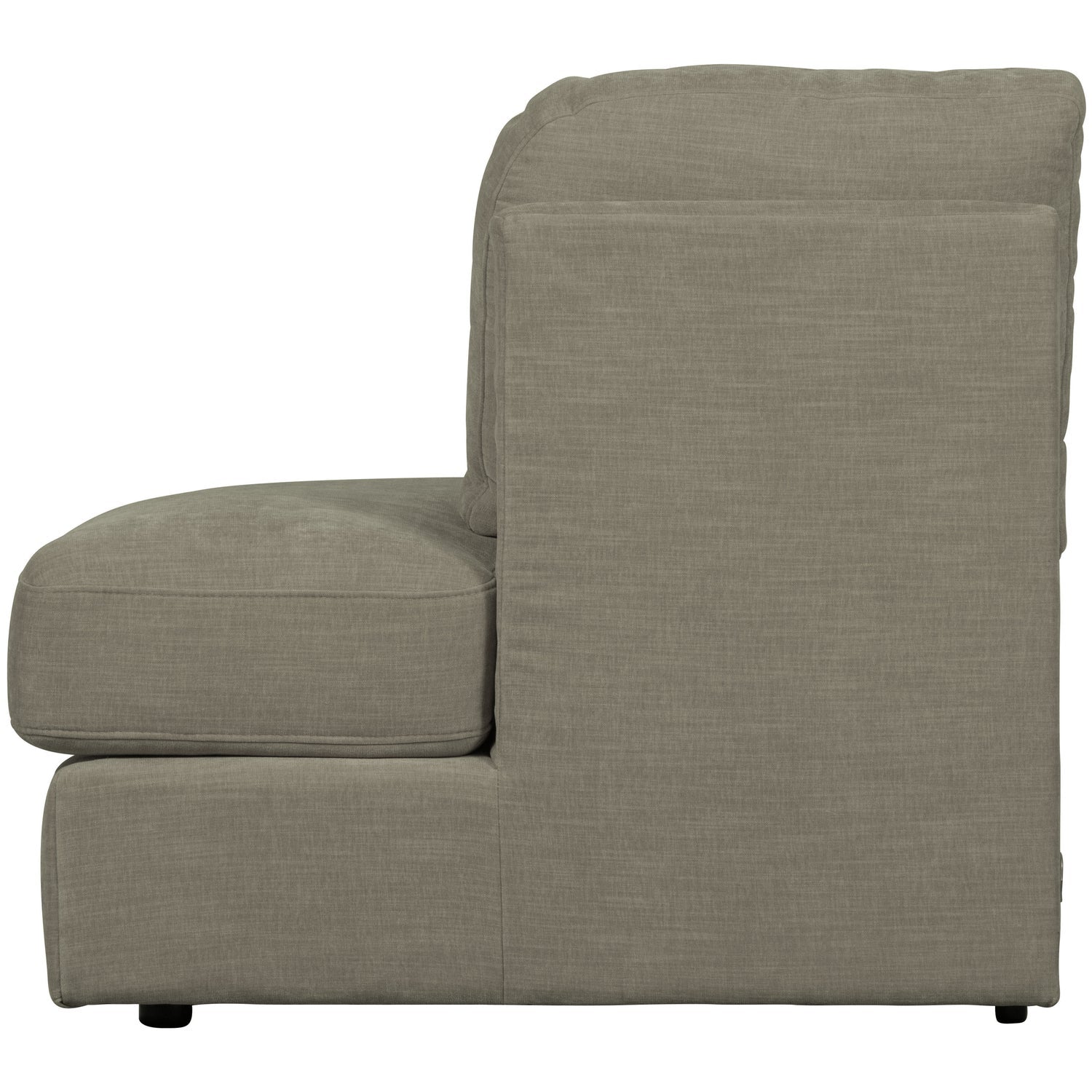 Sofa FAMILY - offenes Modul rechtsseitig warmes Grau
