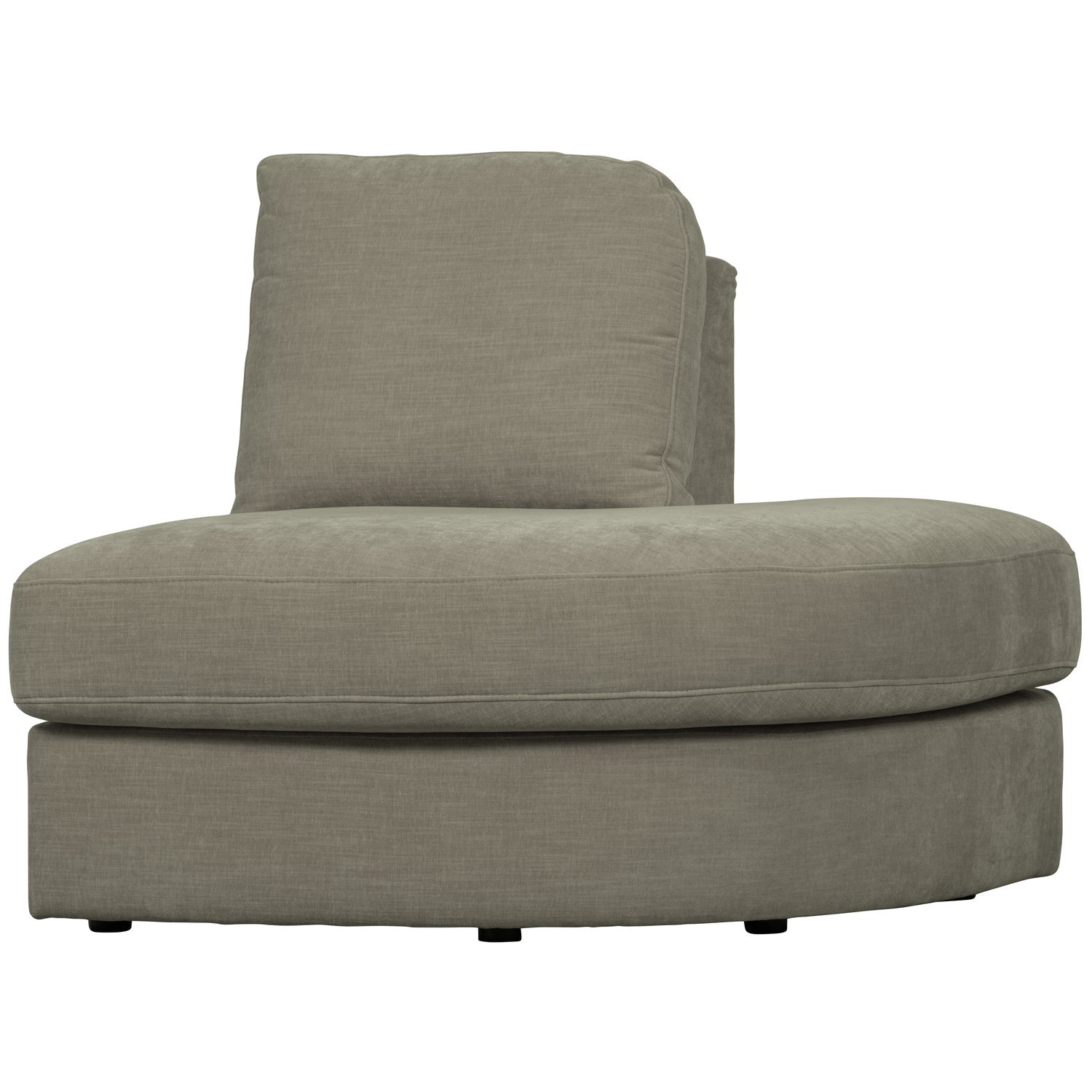 Sofa FAMILY - offenes Modul rechtsseitig warmes Grau