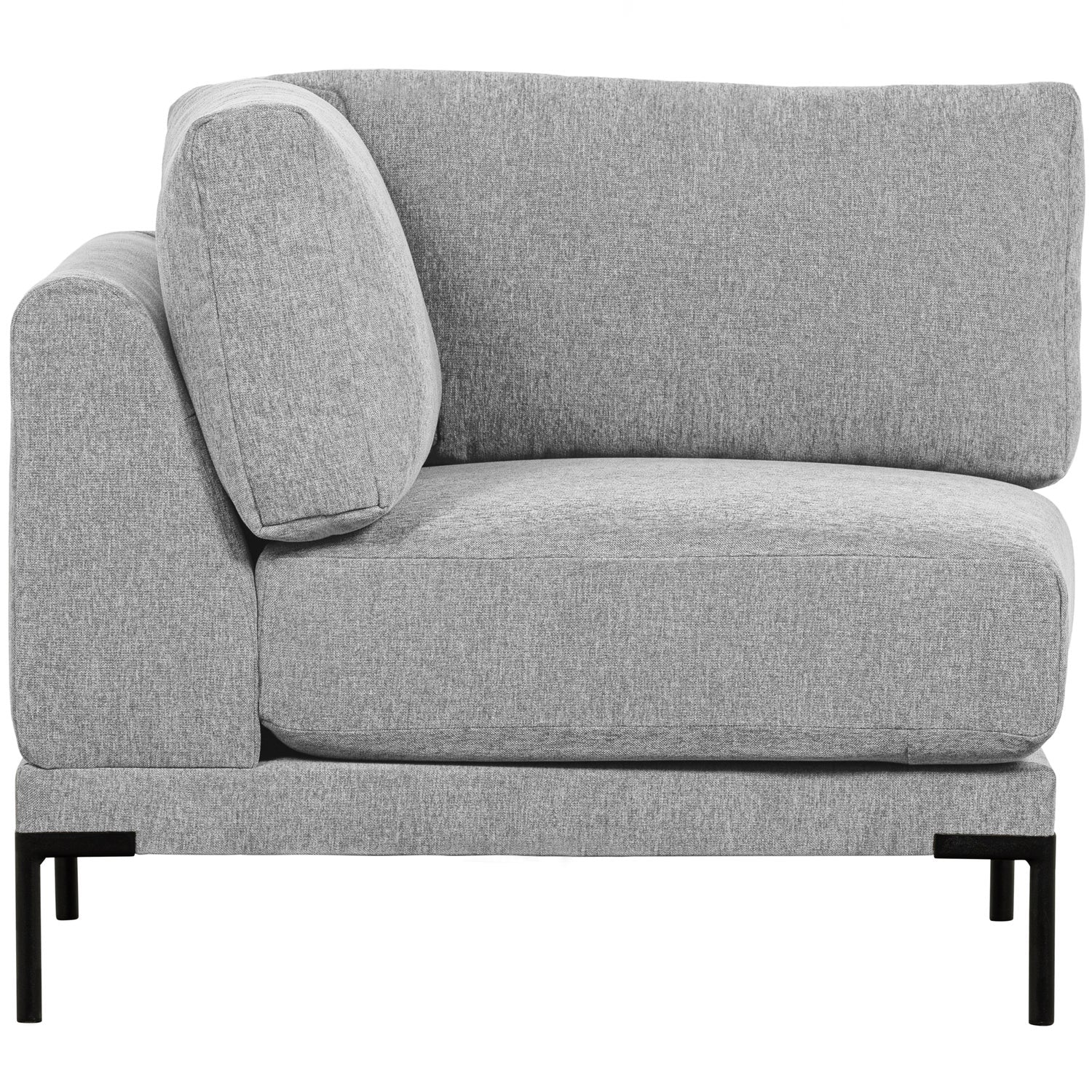 Sofa COUPLE - Eckmodul hellgrau