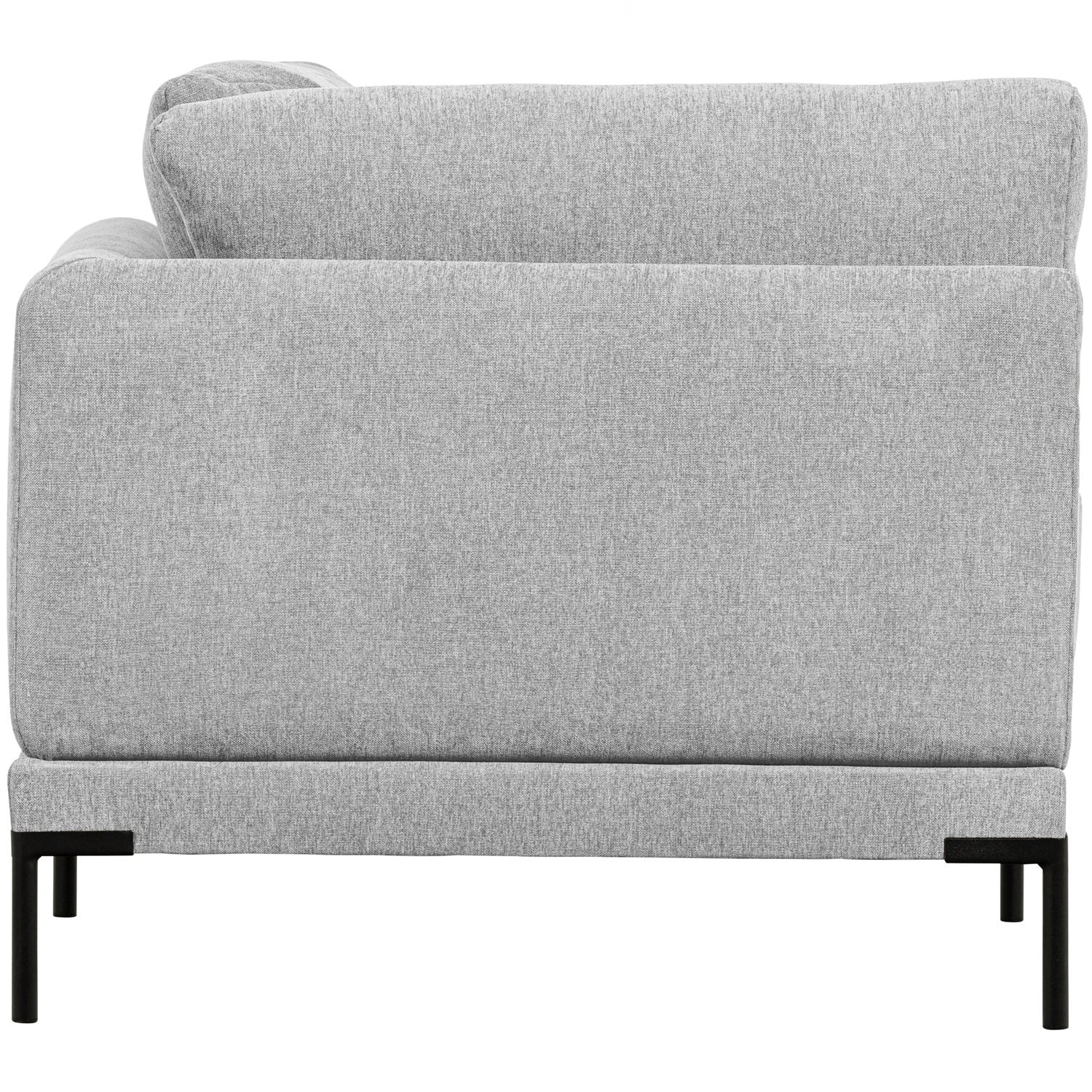 Sofa COUPLE - Eckmodul hellgrau