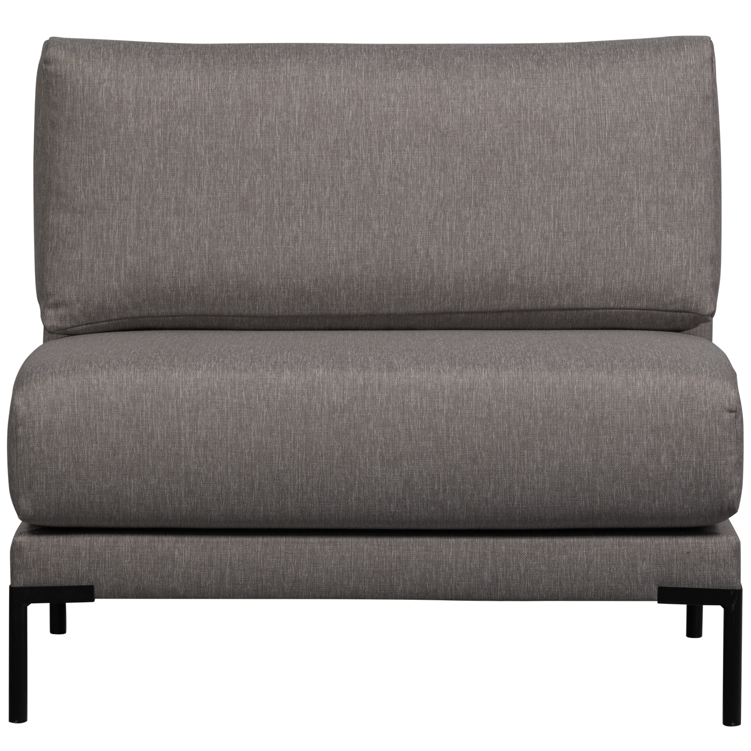 Fotel / moduł COUPLE DINING BENCH szary do salonu – Woood