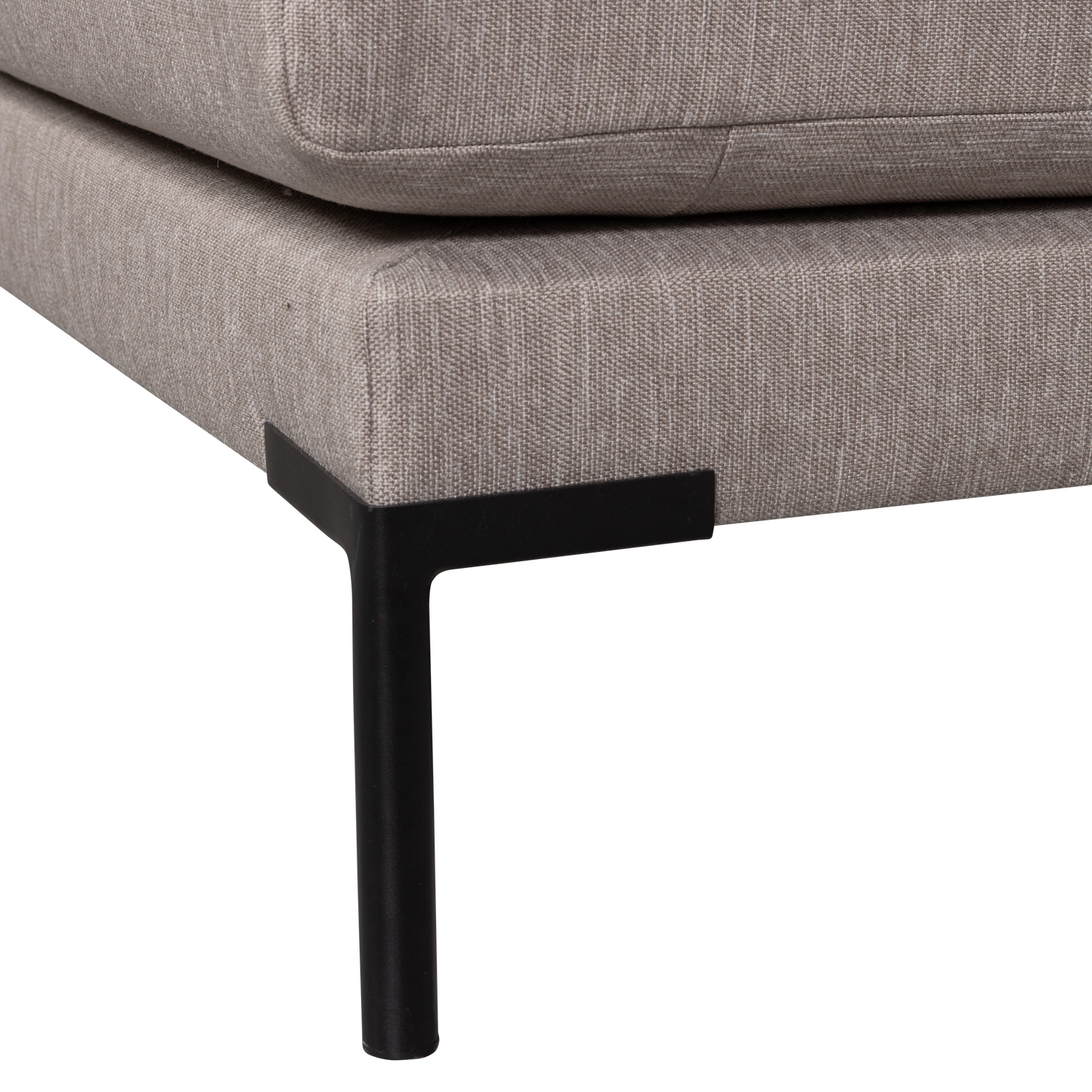 Fotel / moduł COUPLE DINING BENCH taupe – Woood