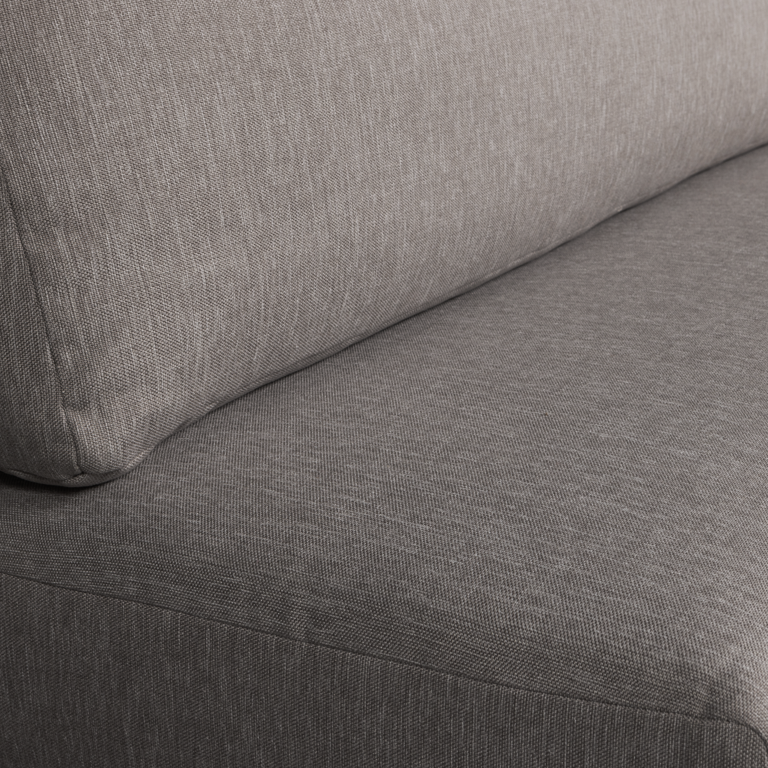 Sofa COUPLE ESSBANK - mittleres Modul grau