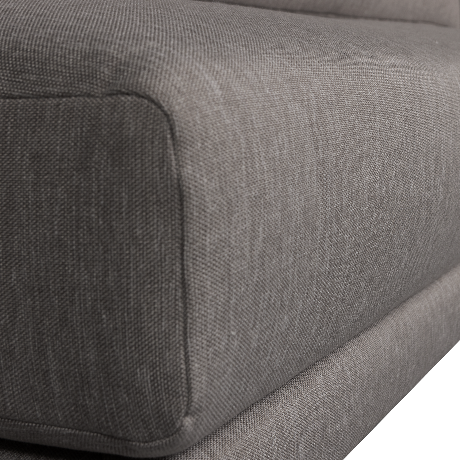 Sofa COUPLE ESSBANK - mittleres Modul grau