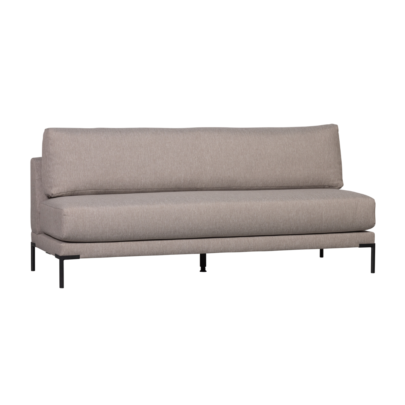 Sofa COUPLE ESSBANK - mittleres Modul taupe