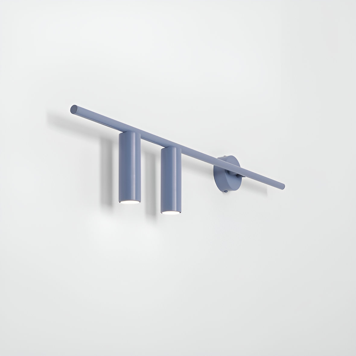 Linke Wandleuchte TREVO DUO blau