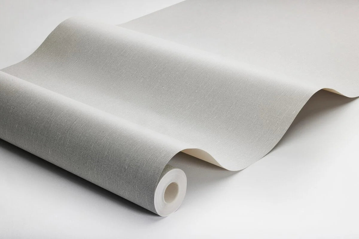 Strukturierte Tapete, die Leinen imitiert - TAUBENGRAU