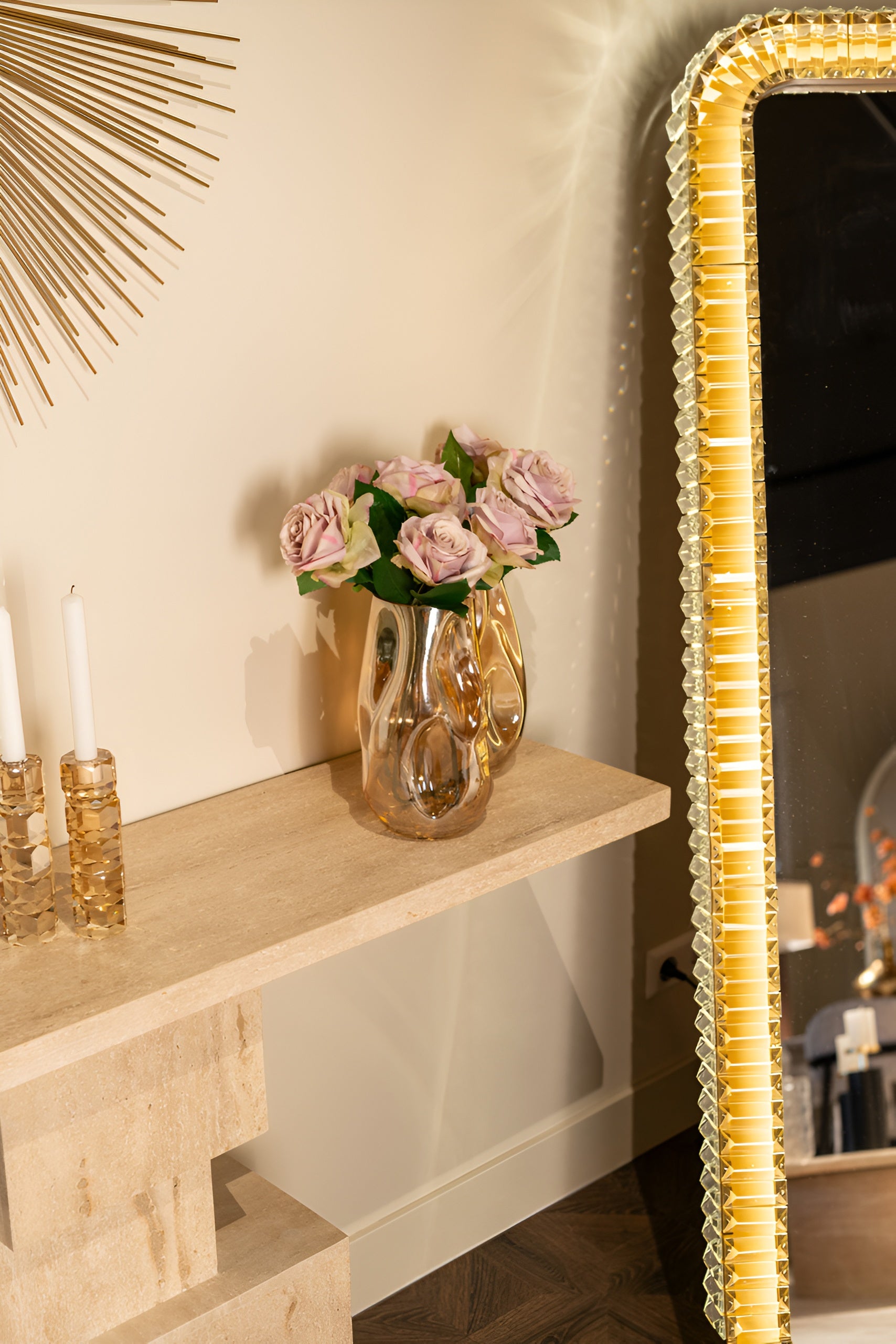 CHASIN gold wall clock