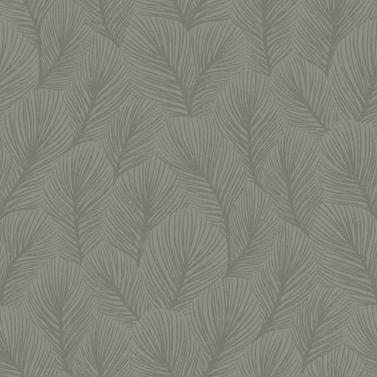 Dark Green Pine Tree Floral Wallpaper