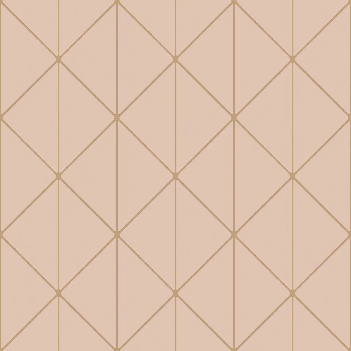 Vlies-Tapete mit geometrischem Muster DIAMONDS rosa