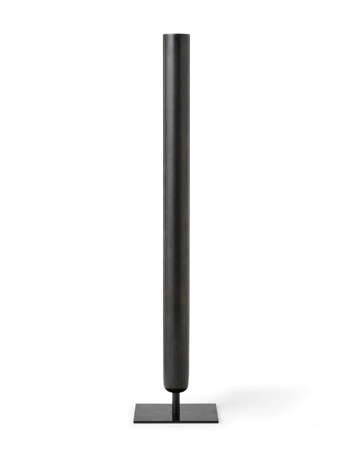 STANCE vase in bronzed brass